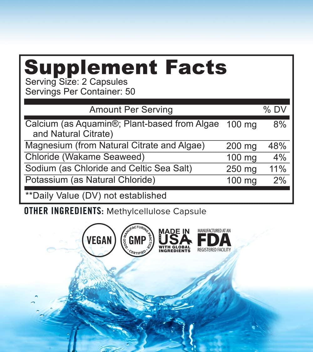 Total Hydration Keto Electrolyte (100ct) Electrolyte Pills for