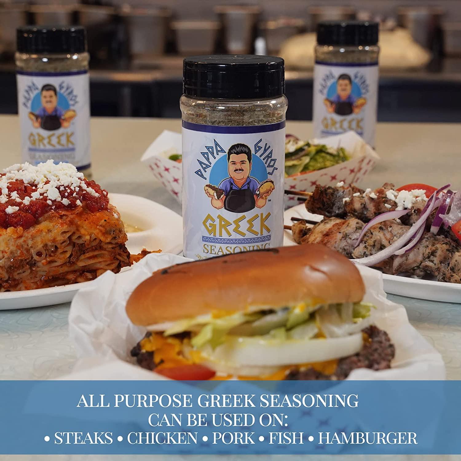 Pappa Gyros All Purpose Greek Seasoning Blend Authentic Mediterranean