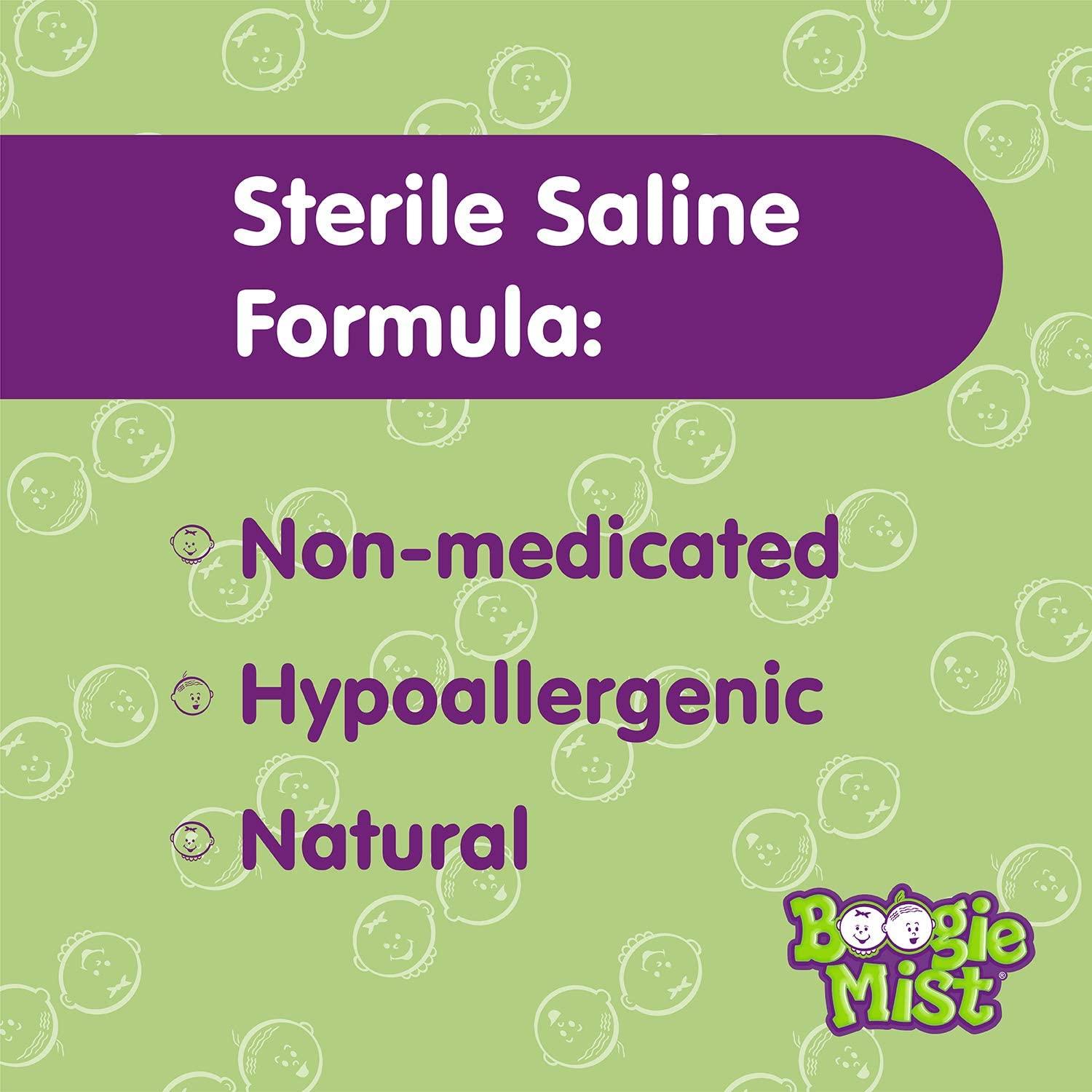 Baby Saline Nasal Spray by Boogie Mist, Allergy Relief, Nasal