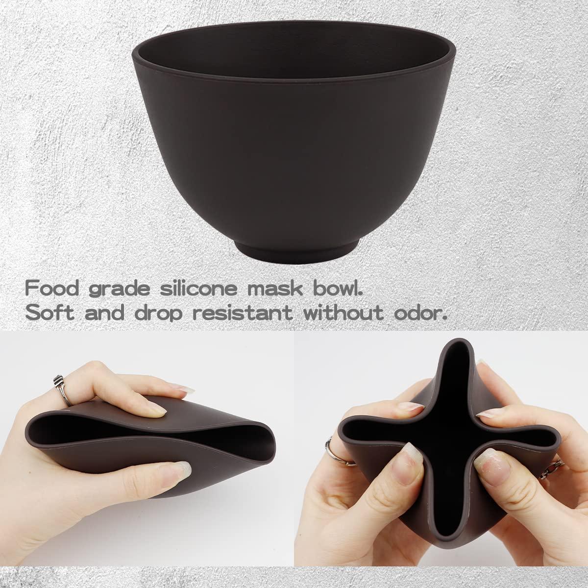 5 Pieces Silicone Bowl Facial Mask Mixing Bowl DIY Face Mask Bowl for Home  Use, Facial Mask, Mud Mask and Other Skincare Products (Medium) 