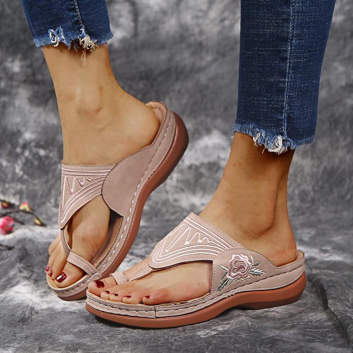 Orthopedic Sandals for Women Arch Support Summer Vintage Foot