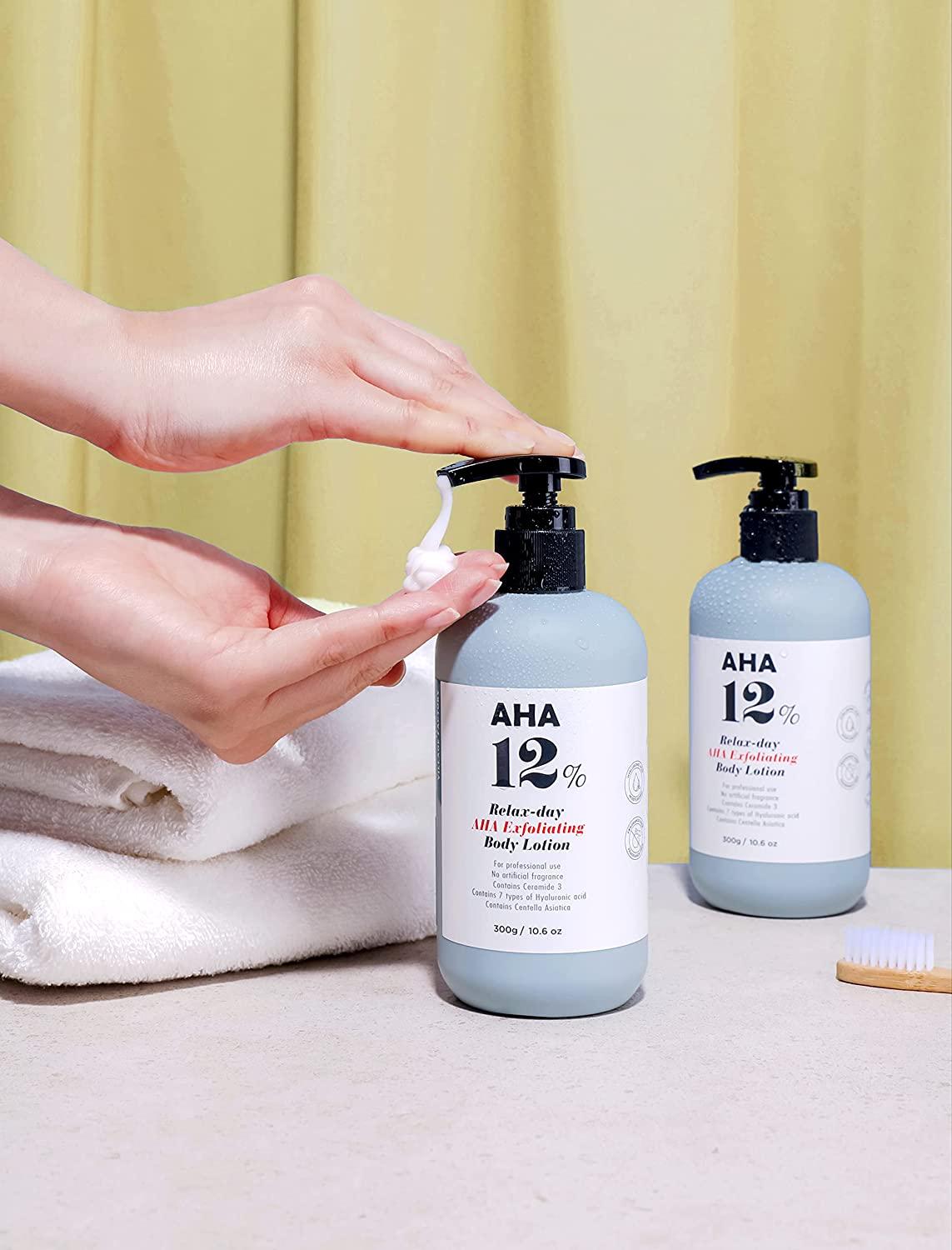 VILLAGE11FACTORY AHA 12% Exfoliating Body Lotion - Glycolic
