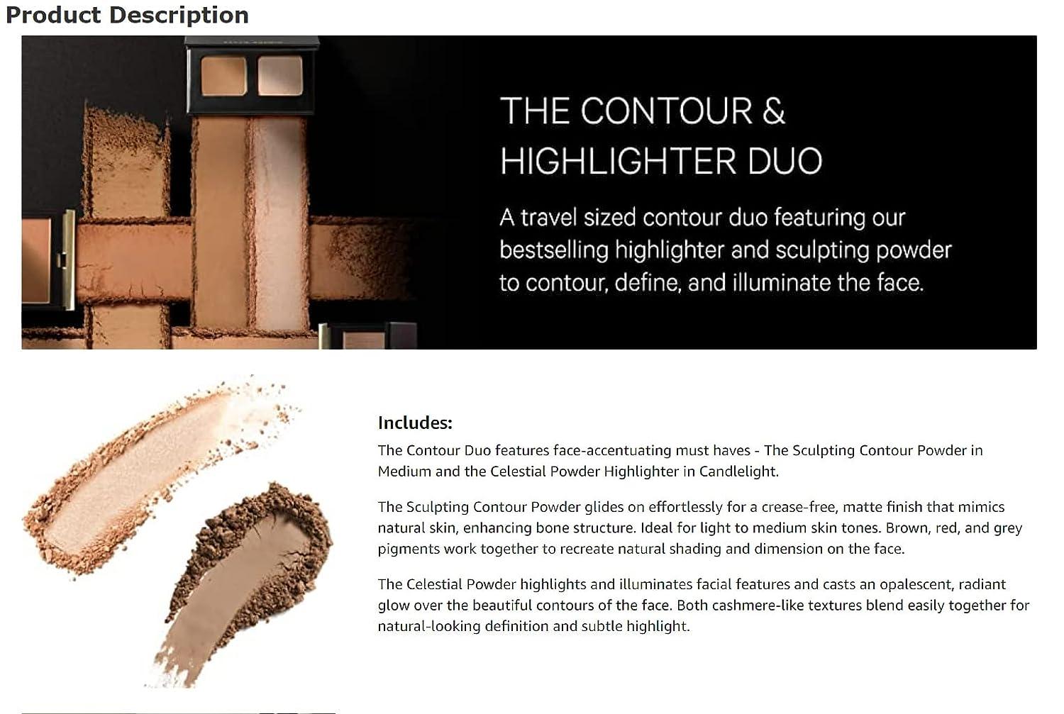 Kevyn Aucoin The Contour & Highlighter Duo Makeup compact with mirror