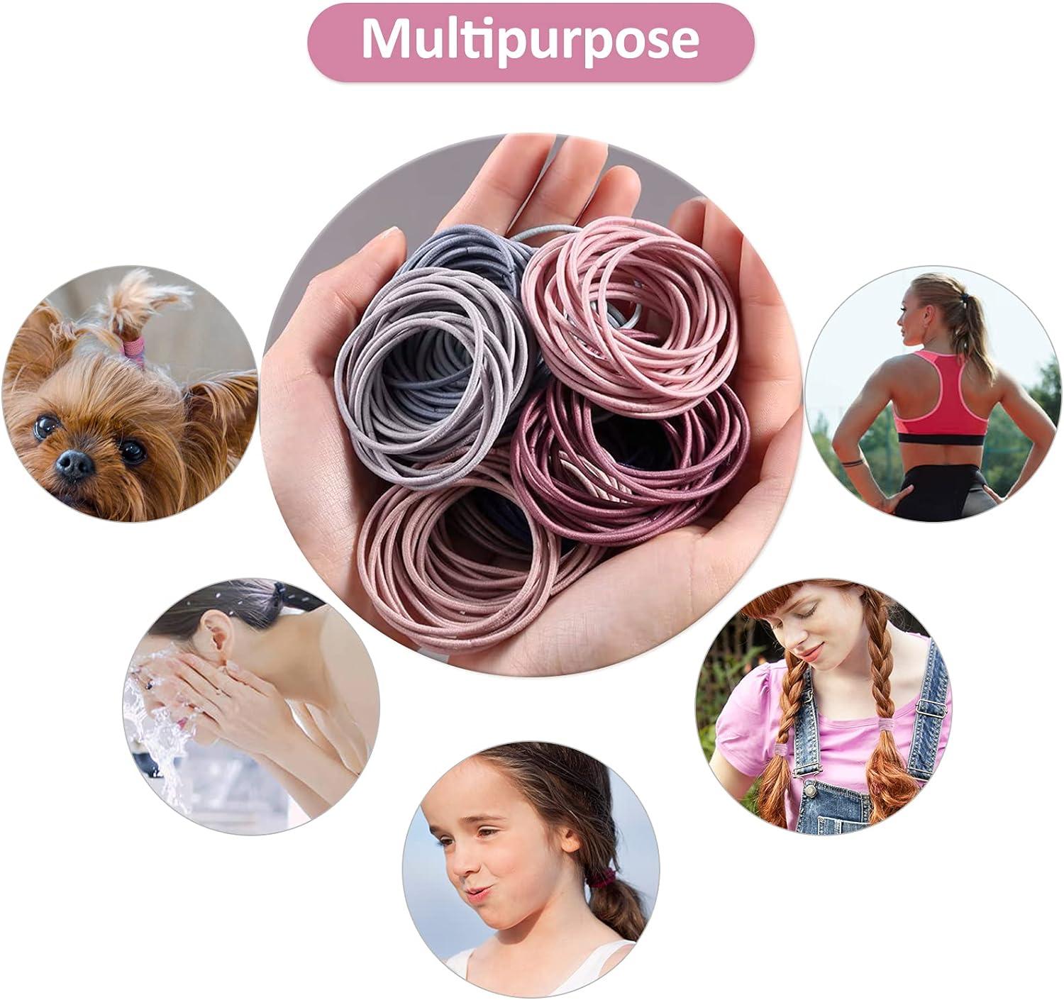 Hanyousheng Elastic Hair Bands Hair Ties 200 PCS Hanyousheng Elastic Hair Bands Hair Ties 200 PCS