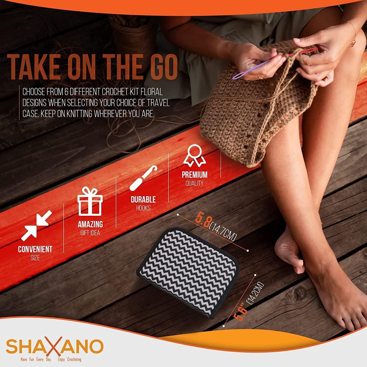 31Pcs Crochet Kit for All Levels 9 Sizes Hooks Set & 22 Accessories