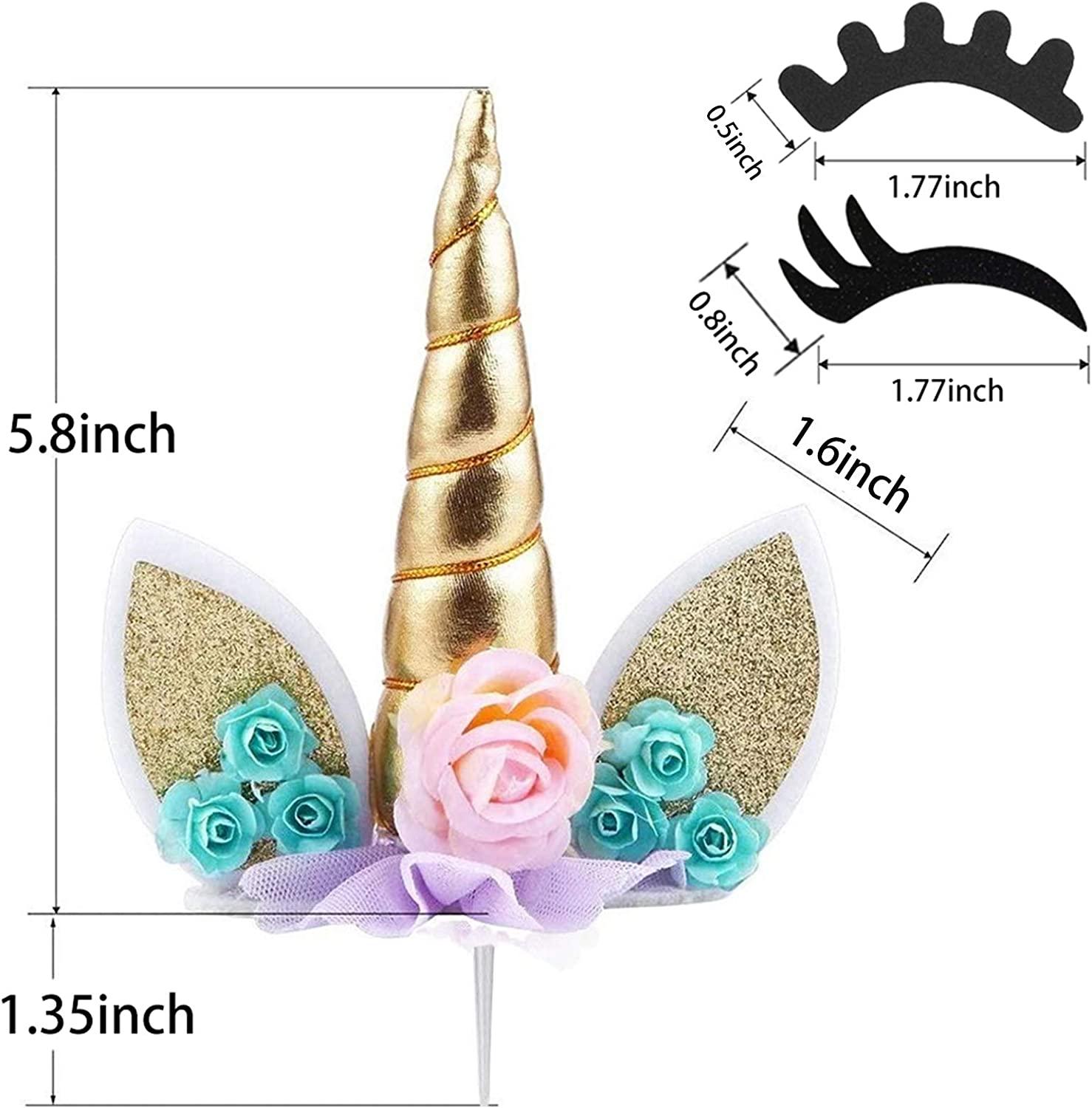 Unicorn Cake Topper Unicorn Birthday Party Supplies Unicorn Birthday