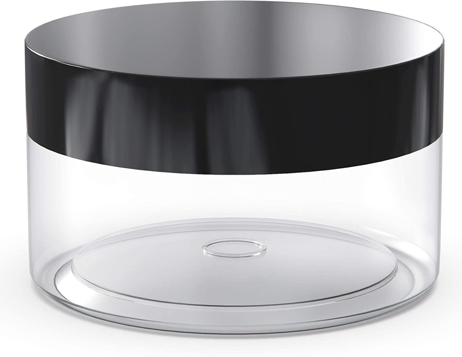 4oz Plastic Containers with Lids 50 Pack BPA Free, Bulk Clear Empty