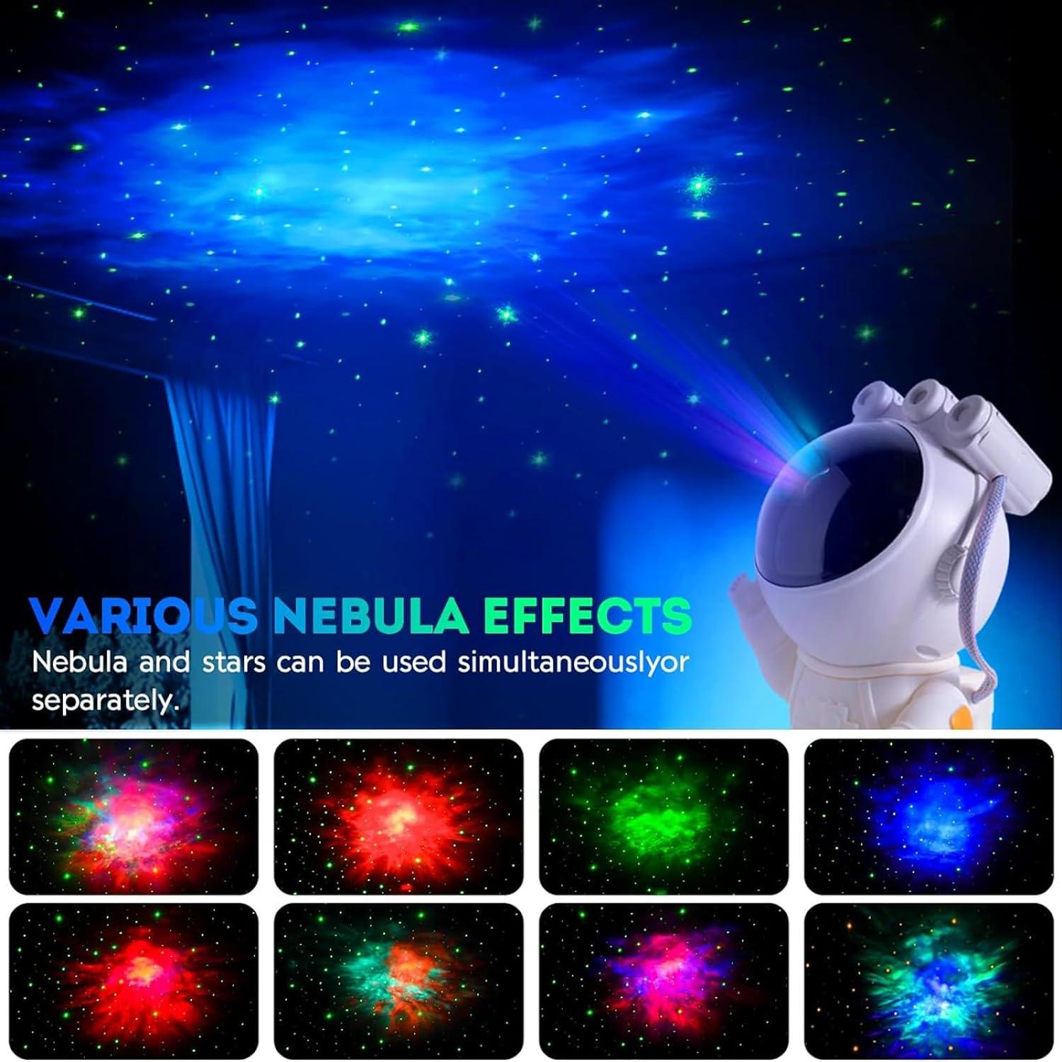 Starry Nebula Ceiling Lamp-Robot Astronaut Space Projector with Remote  Control,Timer, Star Projector LED Galaxy Night Light, Kids Room Decor, Idea  Gifts for Christmas, Birthday,Valentine's Day 
