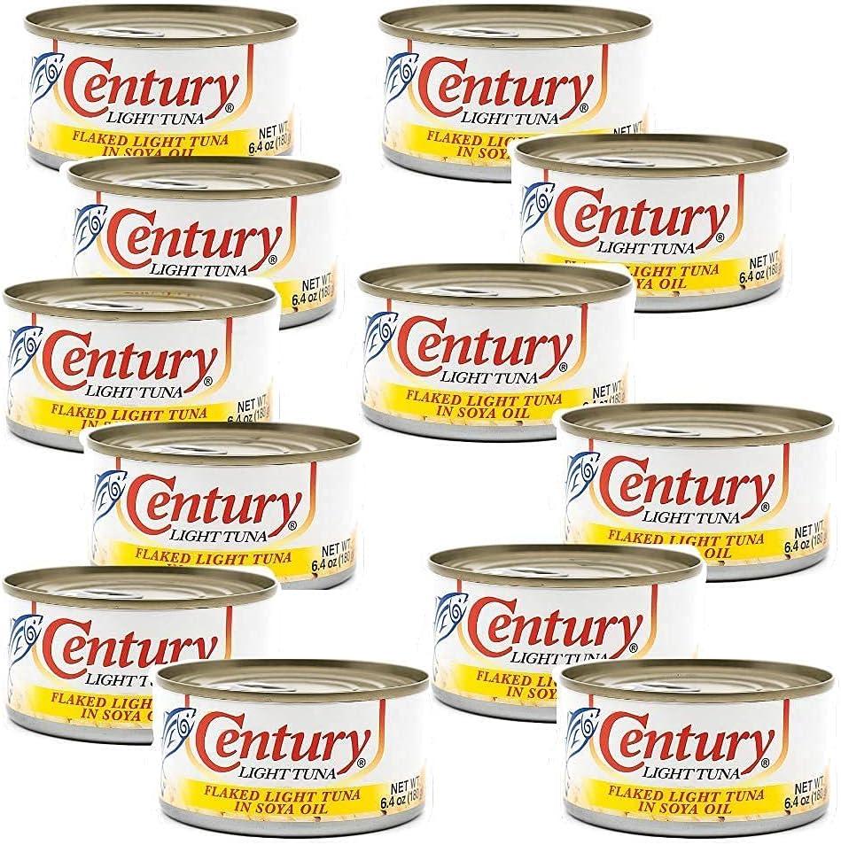 Century Tuna Premium Flaked Light Tuna In Oil - 6 Pack Of 5oz Cans