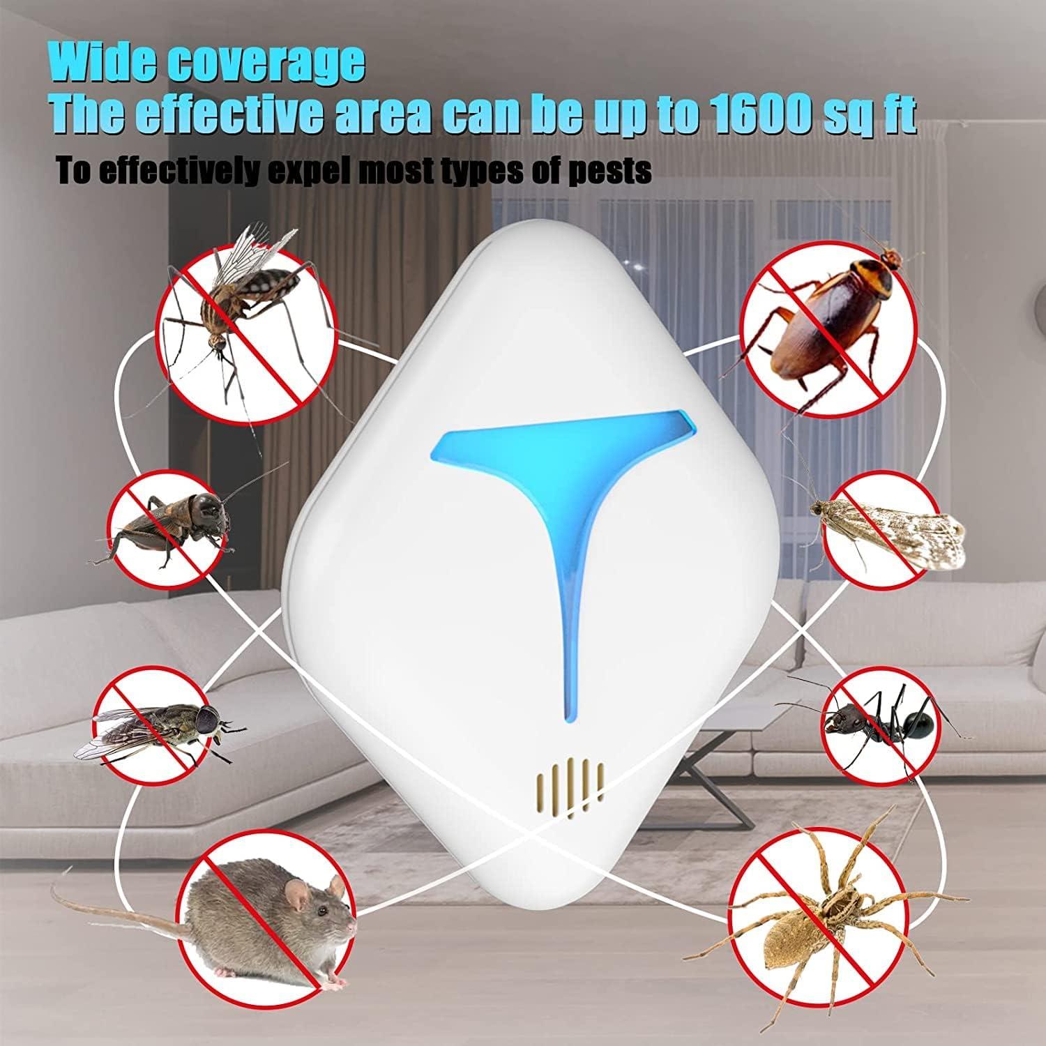 Ultrasonic Pest Repeller 6 Pack Mouse Repellent Ultrasonic Plugin