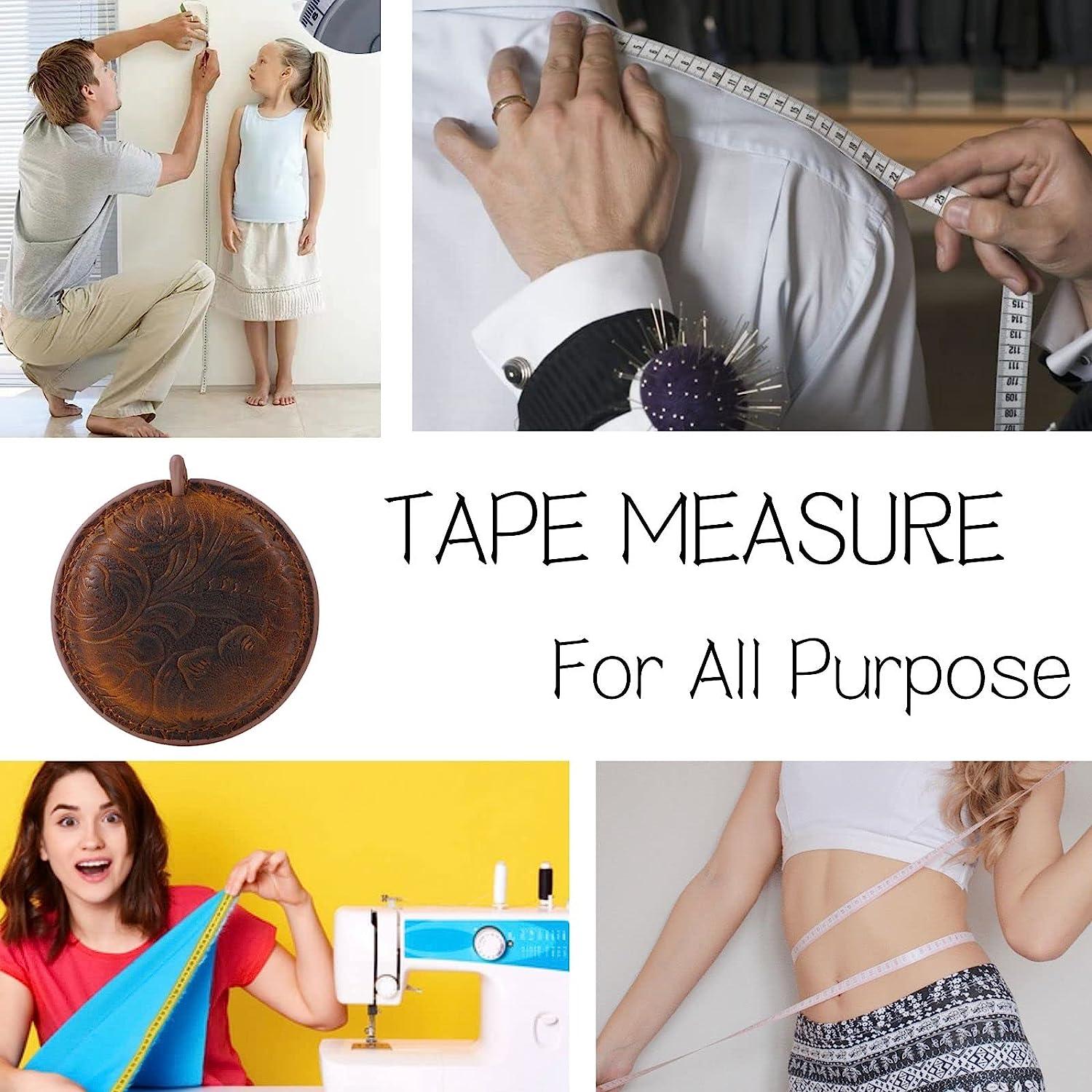 Measuring Tape - Body & Fabric Measure Tape for Sewing, Seamstress, Tailor,  Cloth, Waist, Crafting, Fitness, Dual Sided Multipurpose Metric Tape 60