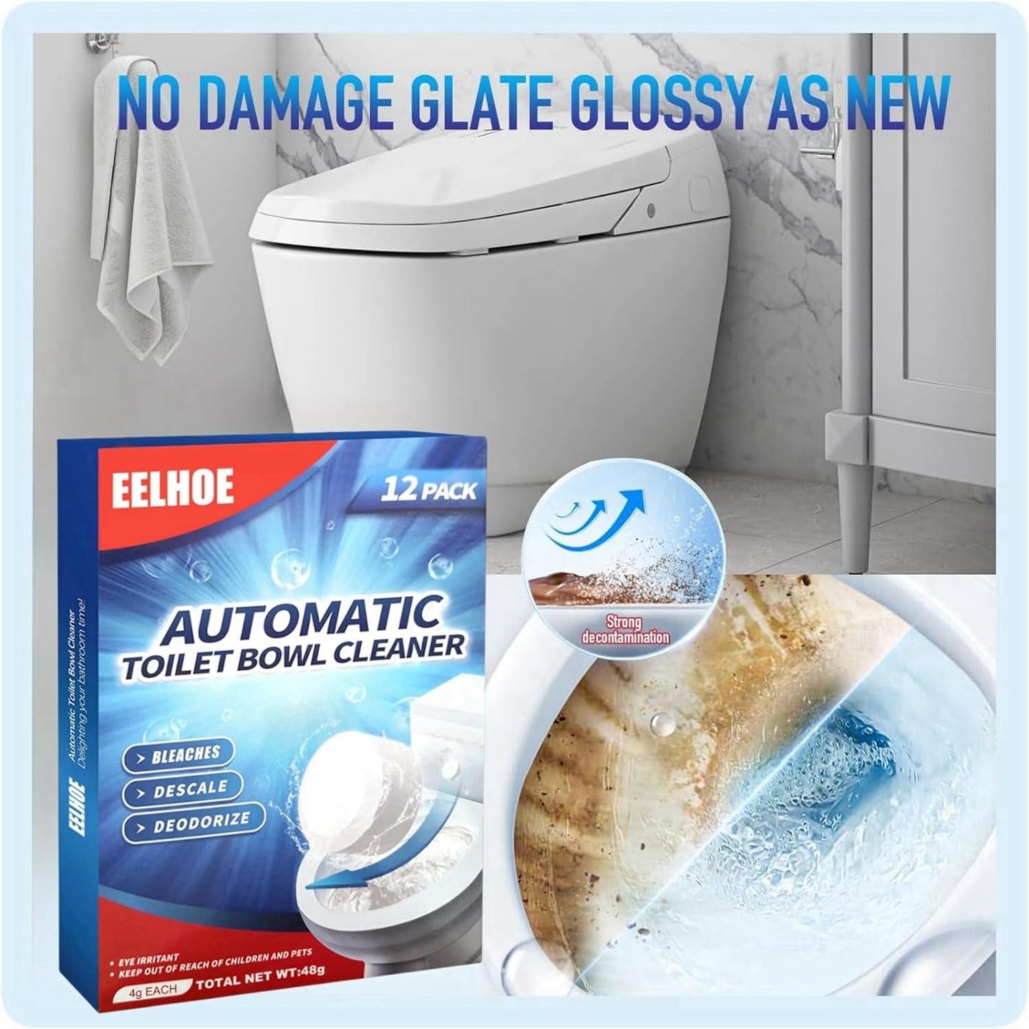 12PCS Toilet Cleaner Tablets Toilet Bowl Cleaner Toilet Stain Remover