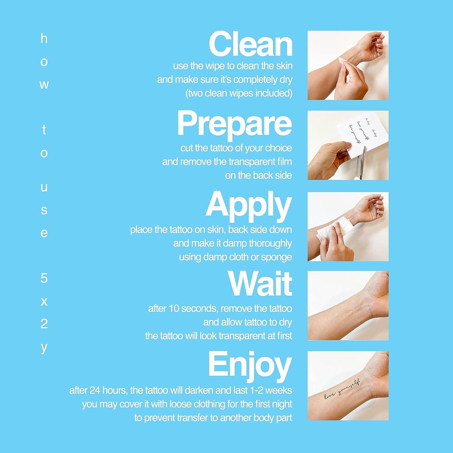 5X2Y Tattoo Tech Long Lasting Temporary Tattoos Last 12 Weeks