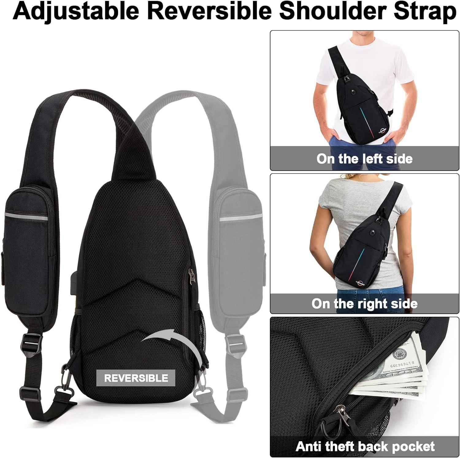 Men Shoulder Crossbody Bag Travel Hiking Backpack Sling Bags Messenger  Chest Bag | eBay