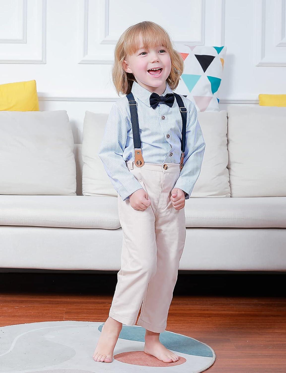 Mint Green Baby Boy Wedding Outfit Set 4pcs Gentleman Suit with