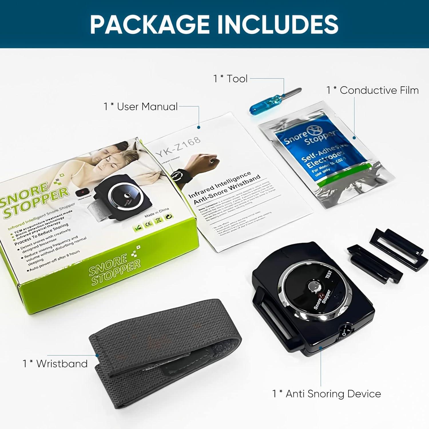 Sleep Connection AntiSnore Wristband Effective Snoring Solution