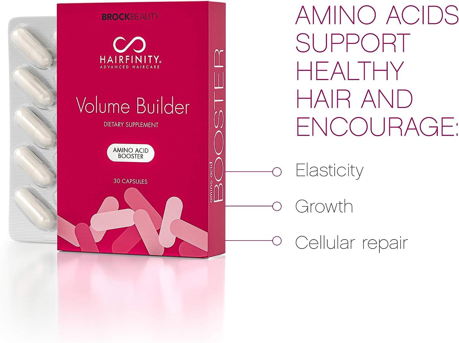 Hairfinity Volume Builder Amino Acid Booster for Thinning Damaged Hair