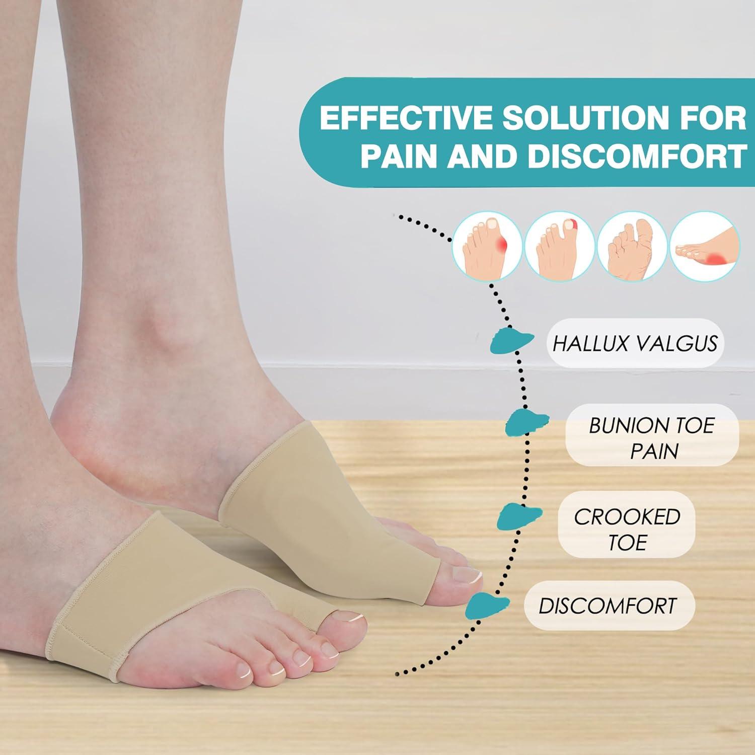 Ortho+rest Bunion Pads - Bunion Relief Corrector & Support (L) Large ...
