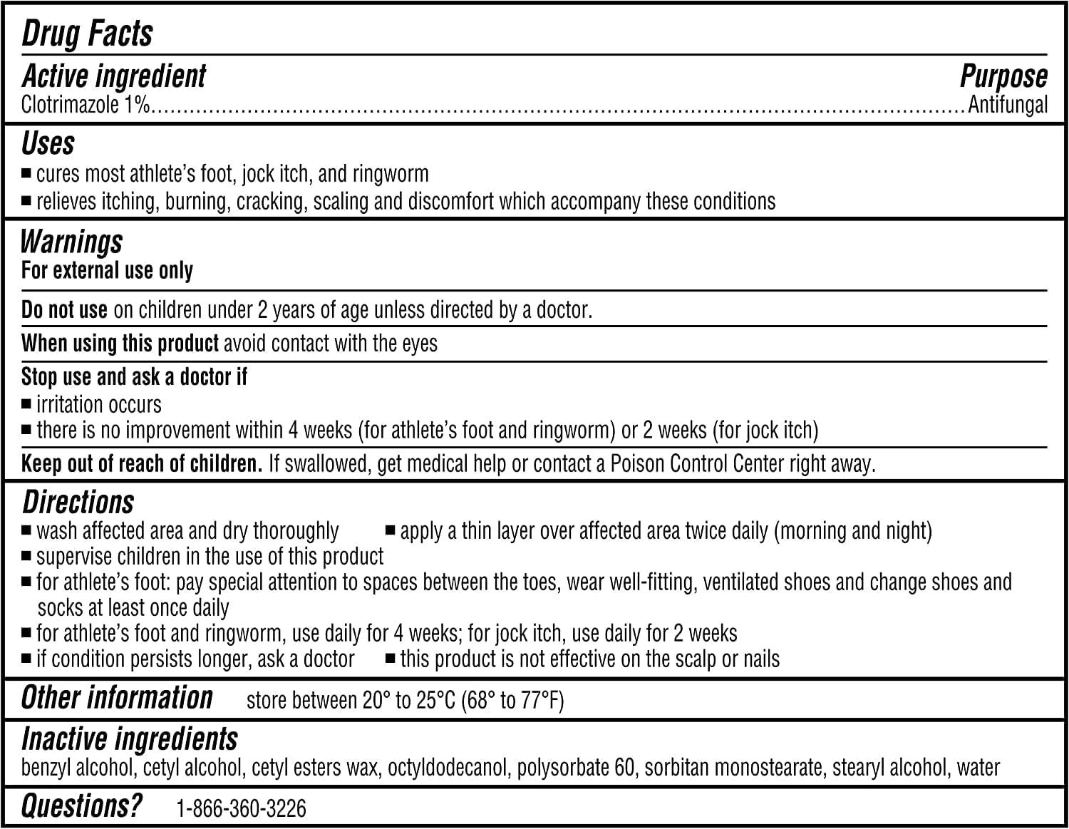 Lotrimin AF Cream for Athlete's Foot, Clotrimazole 1 Antifungal