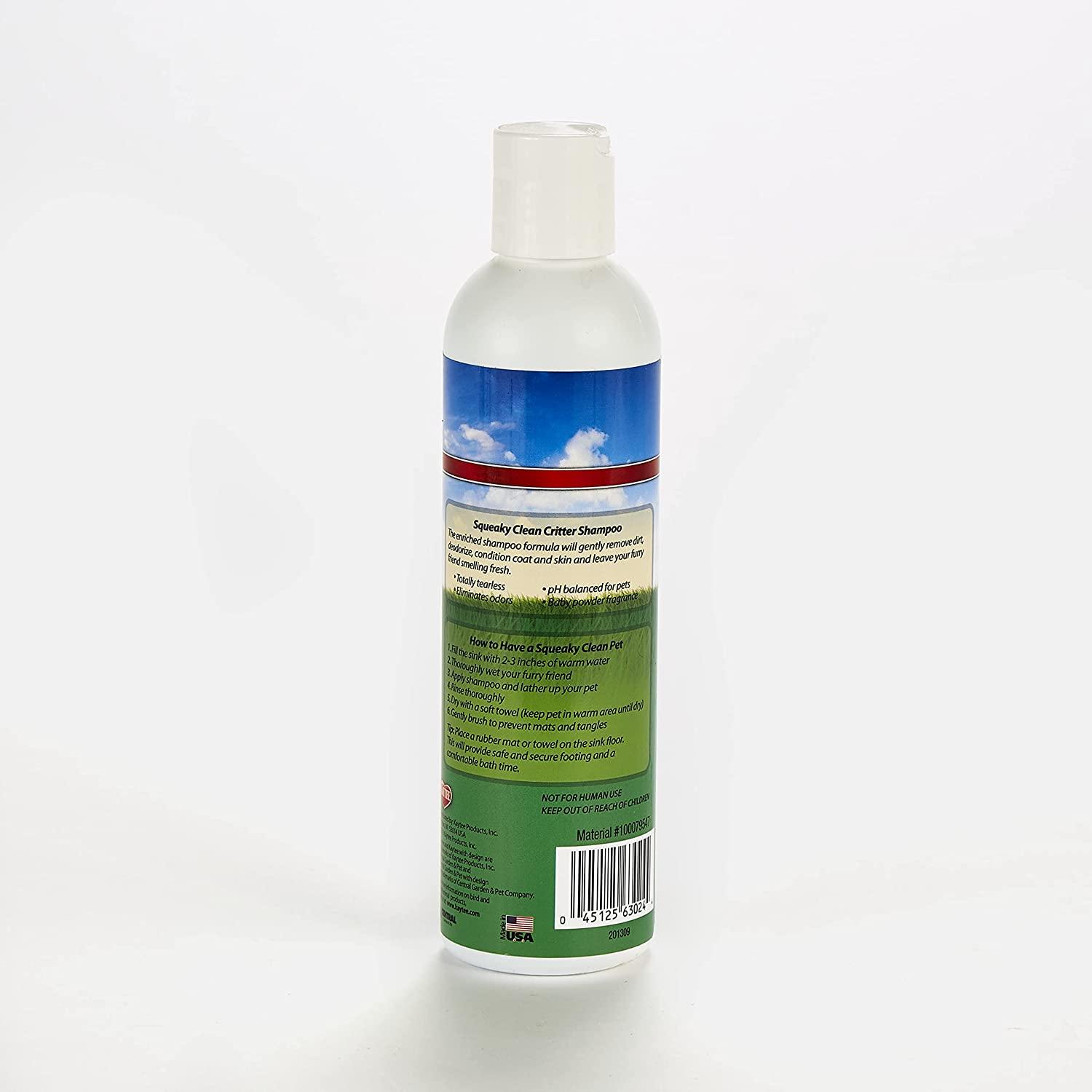 Kaytee Squeaky Clean Critter Shampoo 8 oz