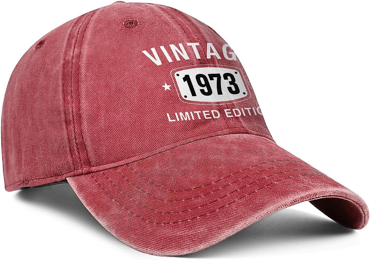 1973 Vintage 50th Birthday Baseball Cap Limited Edition Gift for