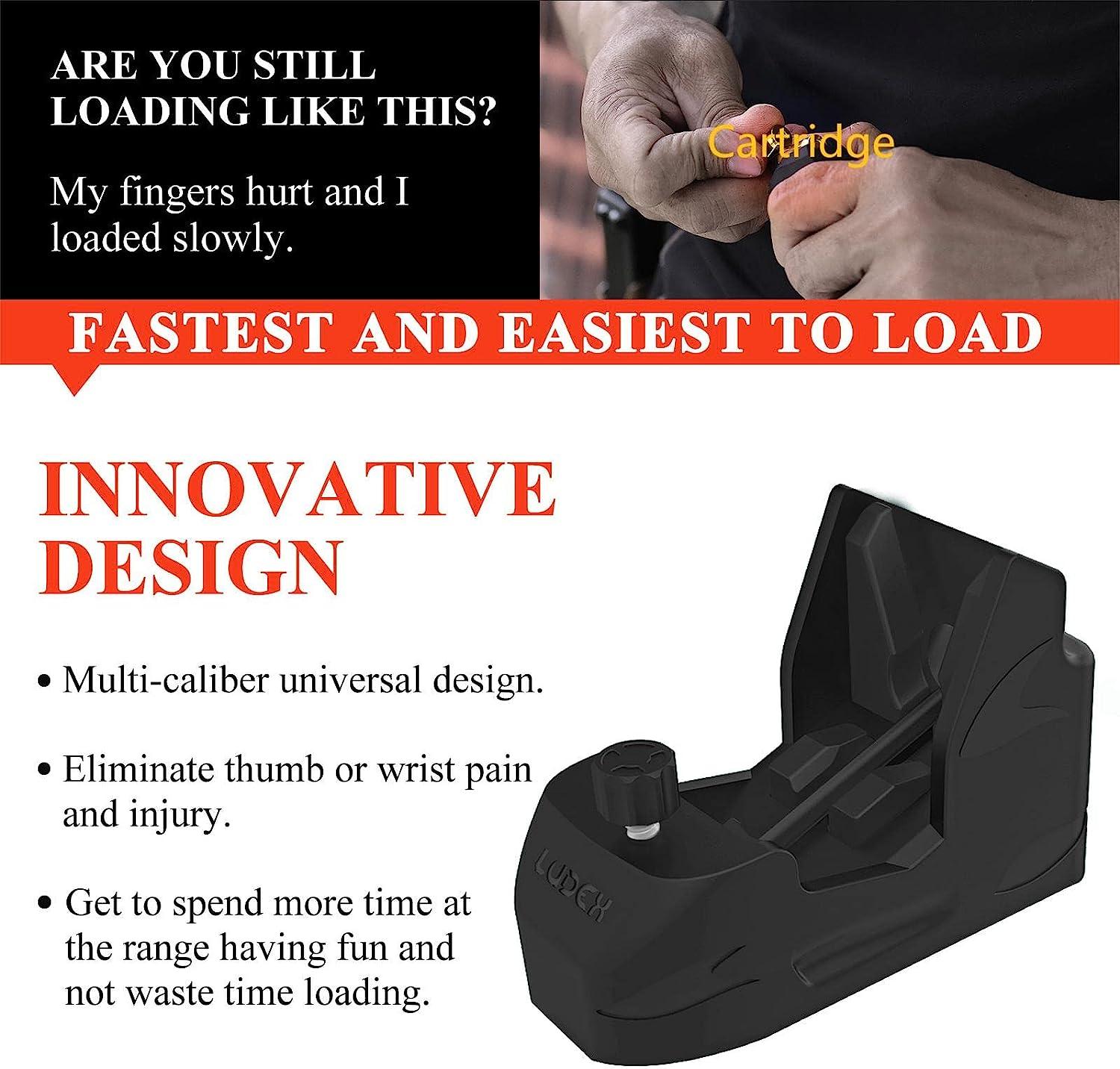 Ludex Universal Magazine Speed Loader for 9mm Luger 10mm .40S&W .45ACP