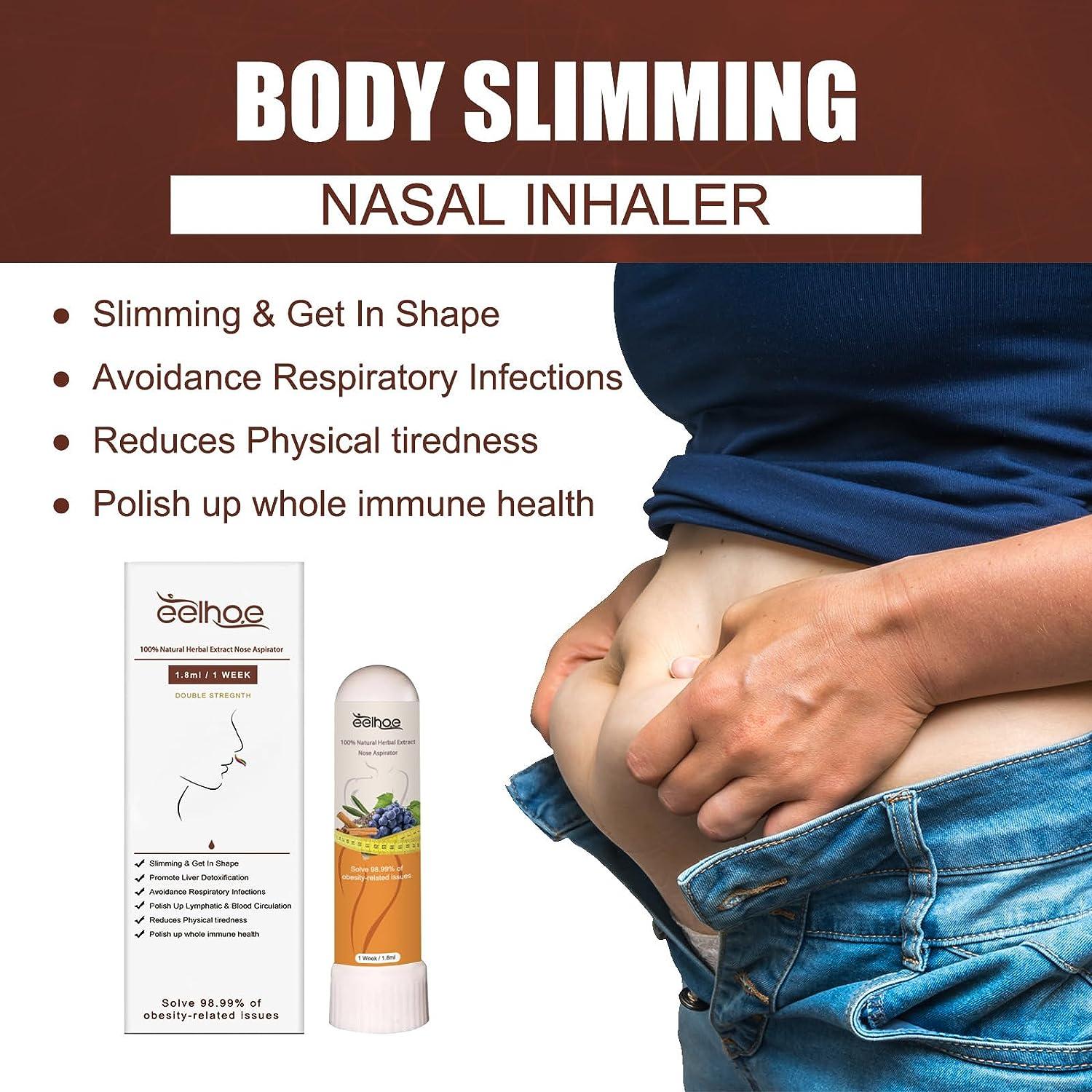 Natural Herbal Slimming Nasal Inhaler for Weight Loss & Detoxification
