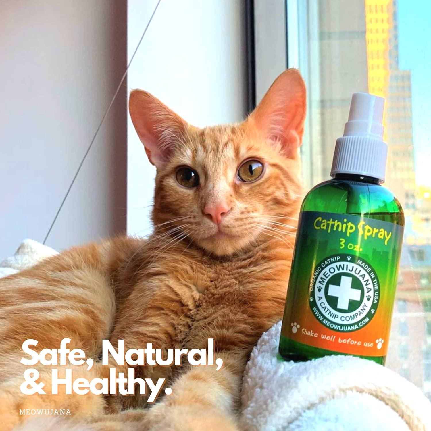 Meowijuana Premium Catnip Spray Bundles Organic High Potency