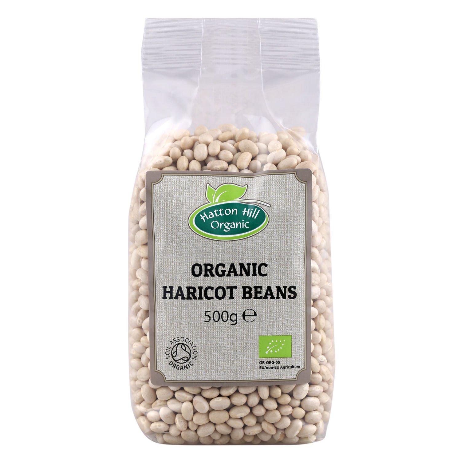 Organic Haricot Beans 500 g by Hatton Hill Organic