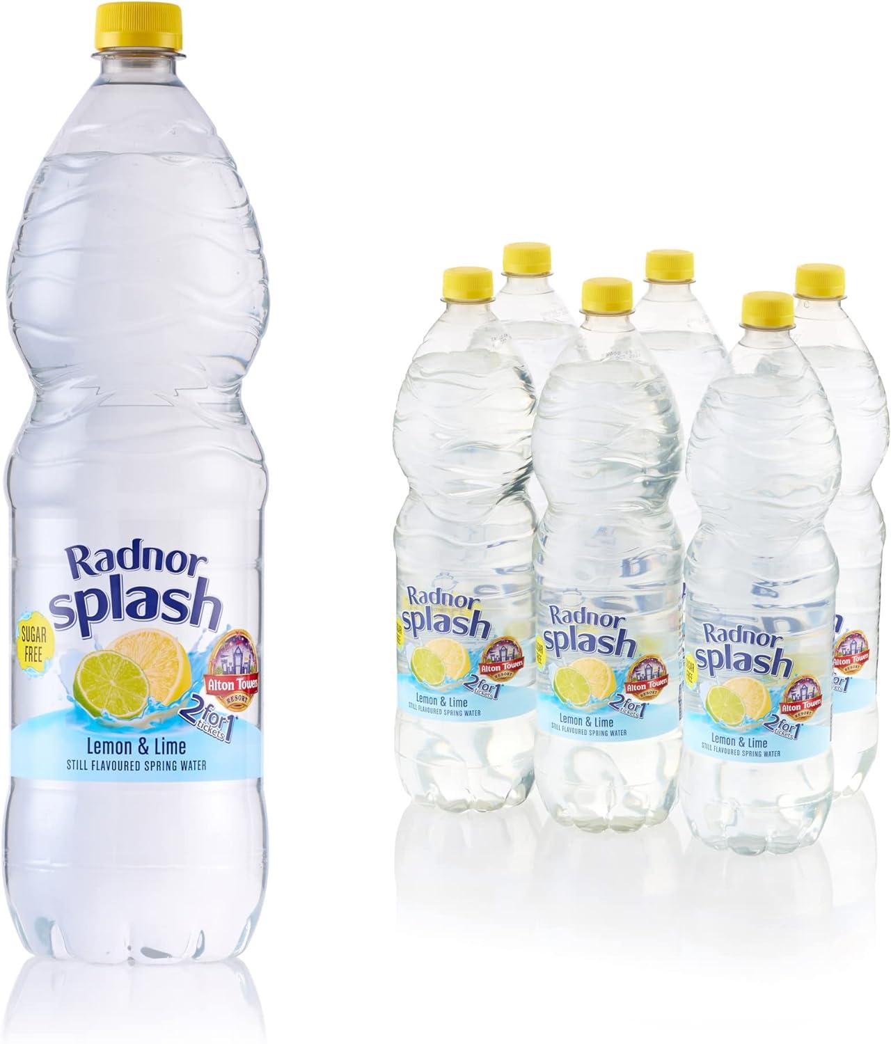 Radnor Splash Lemon and Lime SUGAR FREE Flavoured Water 6 x 1.5L Buy