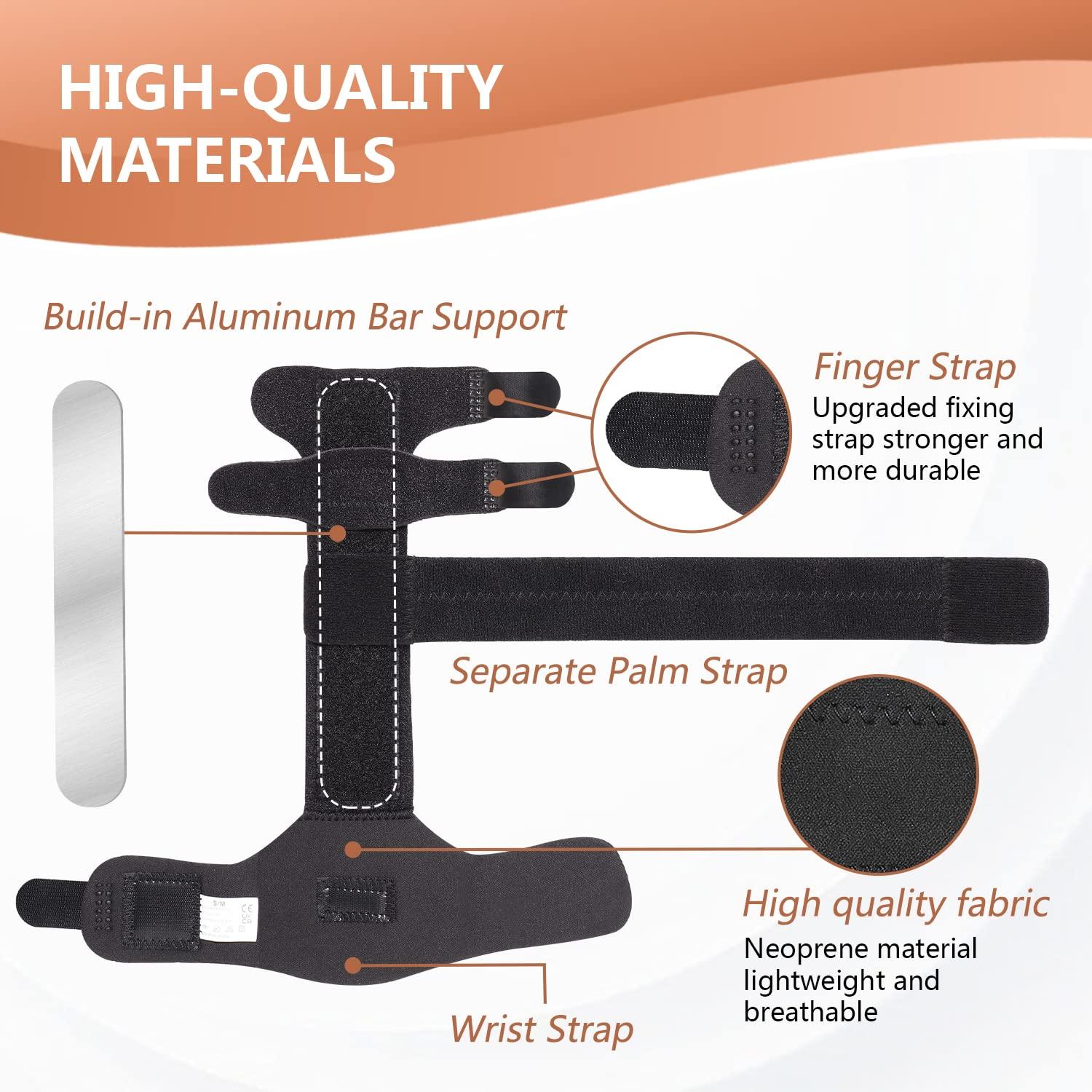 2 Finger Splint, Trigger Finger Splint, Adjustable Two Finger Brace