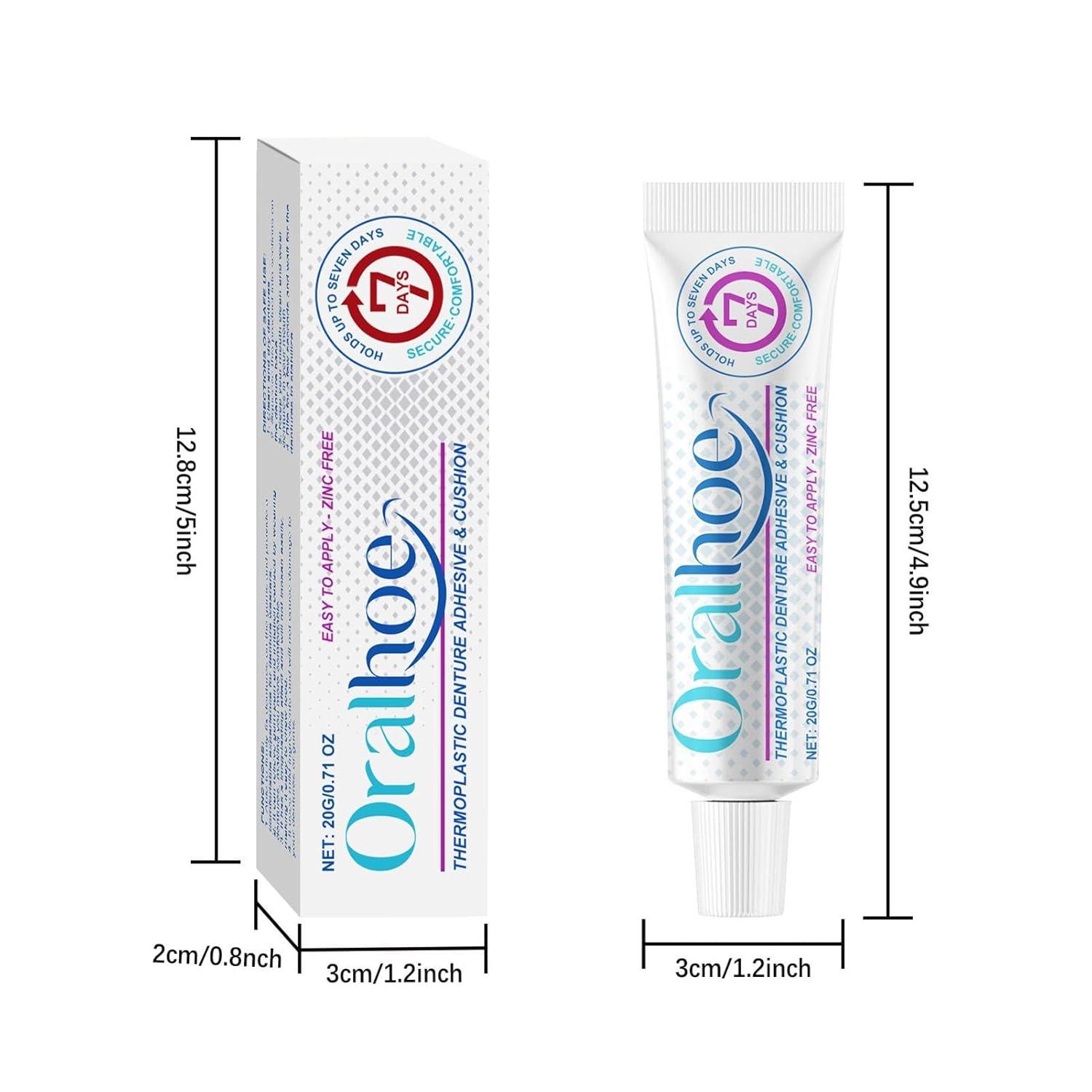Denture Adhesive - 20g Dentures Refits Glue | Long Holding Denture Reliner  Thermoplastic Denture Adhesive And Tightens Loose Upper And Lower Dentures  And Partials For Teeth & Care
