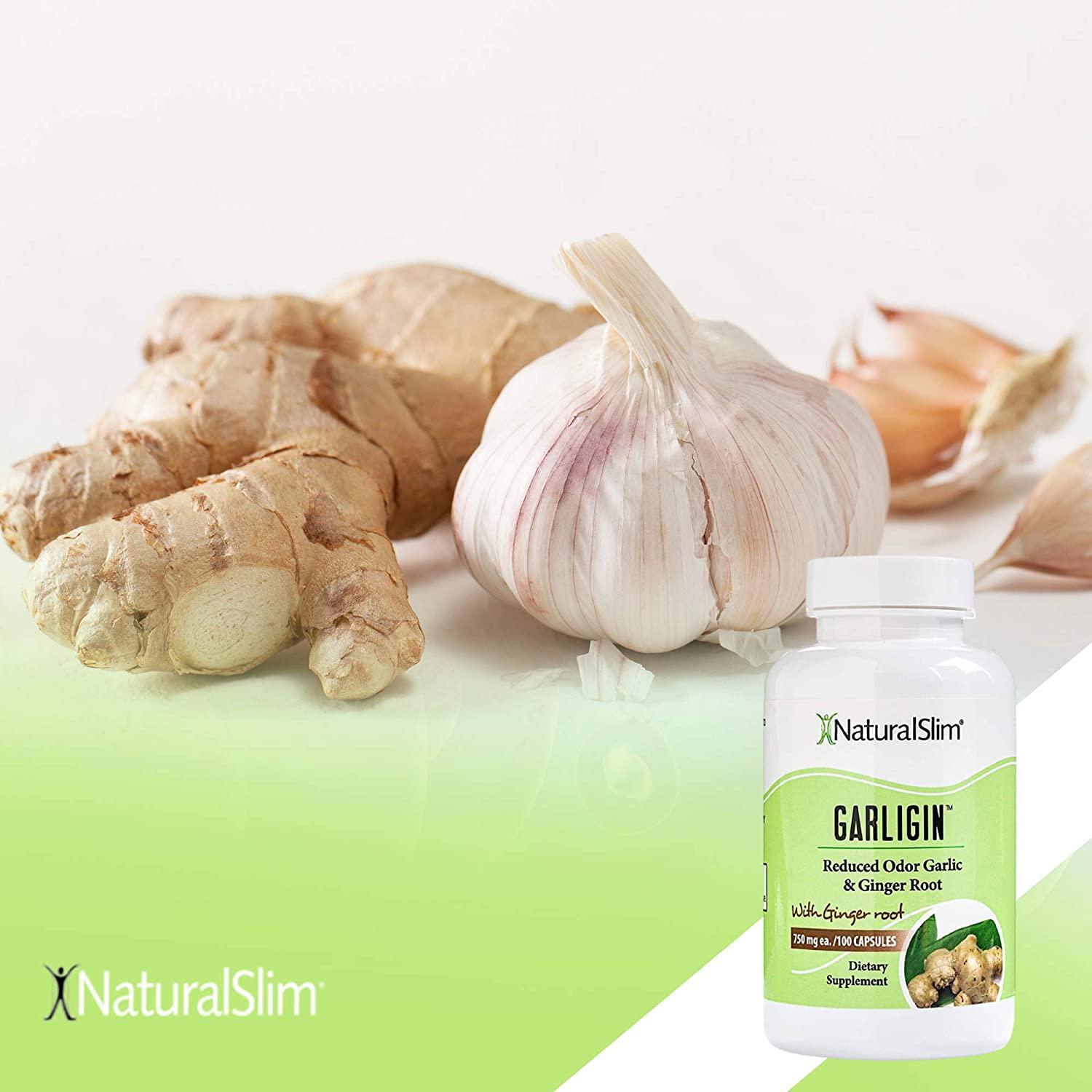 NaturalSlim Garligin Blood Pressure & Digestion Support Help Improves The Overall Health of