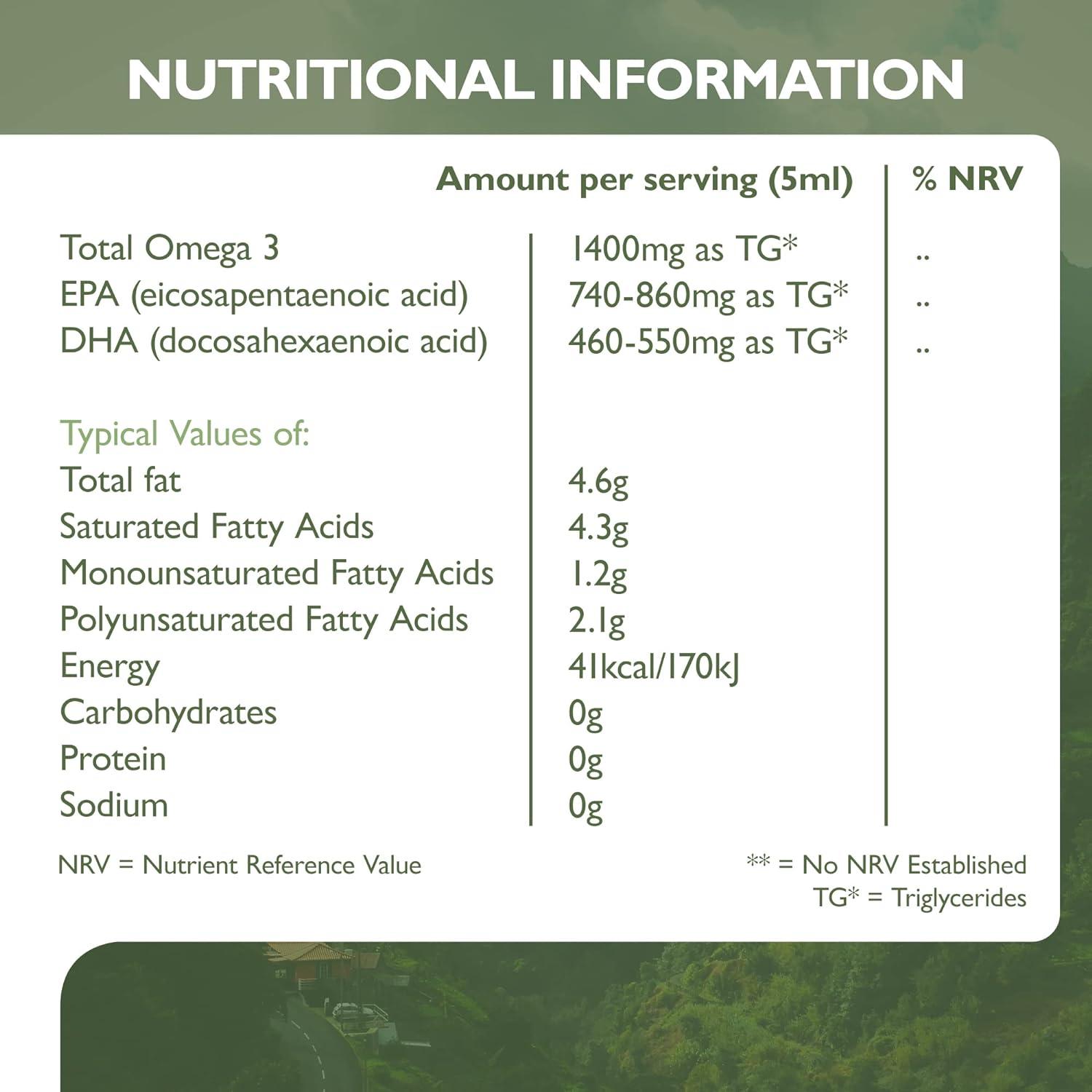 Barefoot Nutrition Omega 3 Ultimate Superior Grade Wild Fish Oil