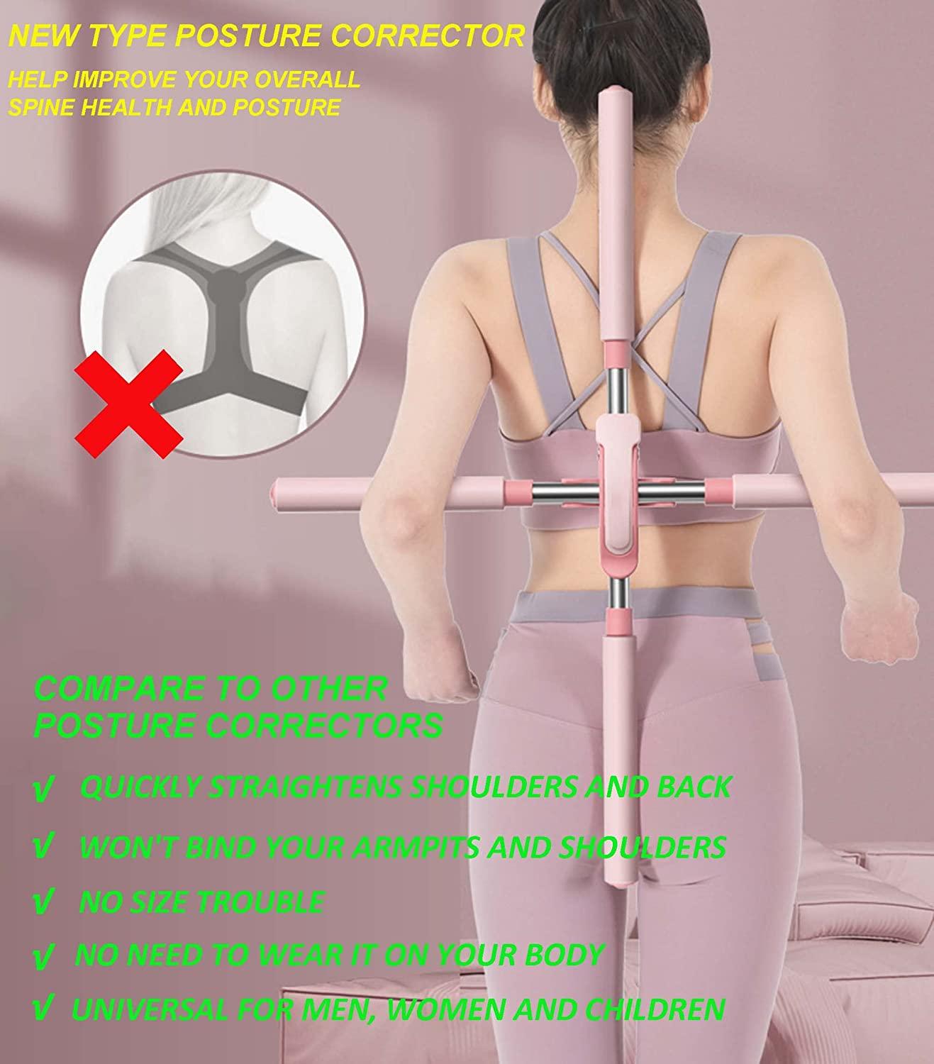  BodyTree Posture Corrector Yoga Cross Stick - Compact