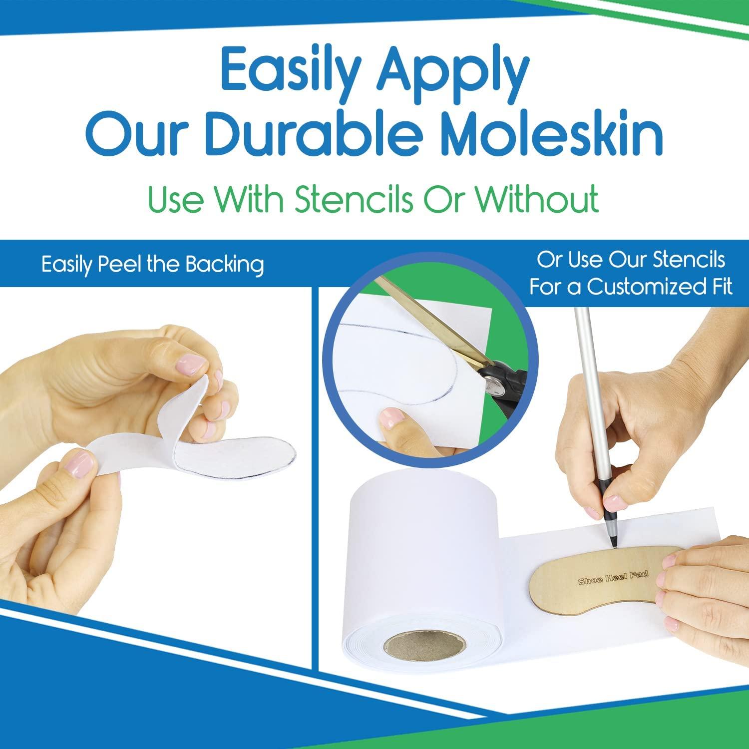 ViveSole Blister Prevention Moleskin Padding Tape 3 x 5 Yards Pad