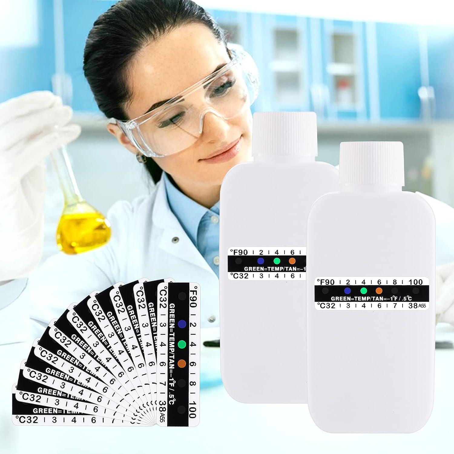 12 Pcs Urine Test Complete Kit with 10 Temperature Test Strips