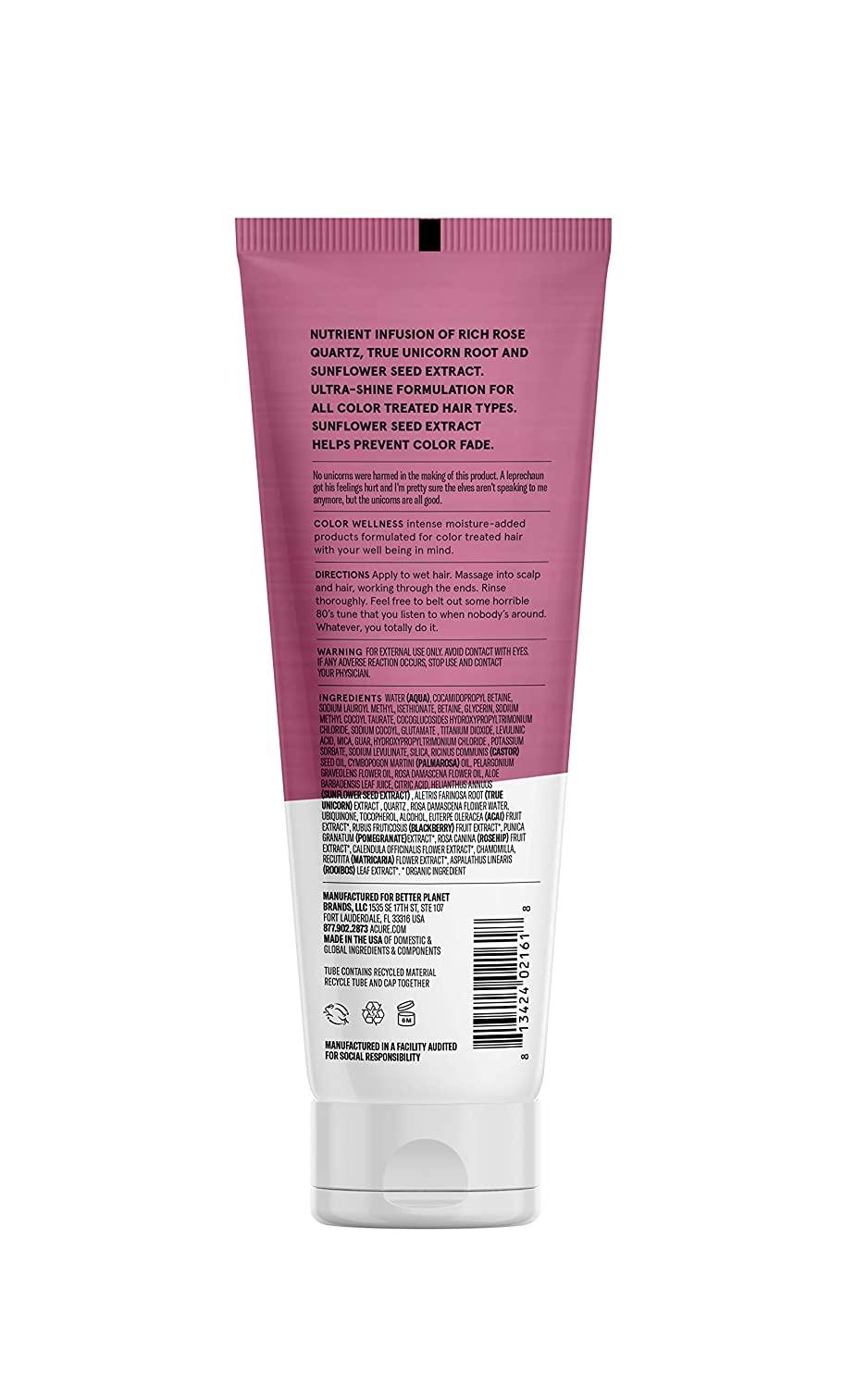 ACURE Unicorn Shimmer Shampoo 100 Vegan Performance Driven Hair