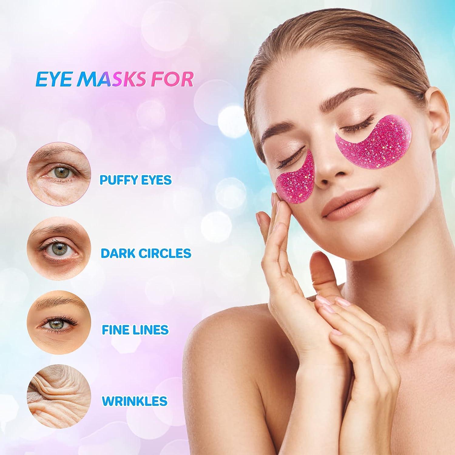 Under Eye Gel Patches (30 Pairs, Mix Box Day & Night), Caffeine Under Eye Patches For Dark Circles, Hydrogel Mask With Collagen & Vitamin C For - View #10