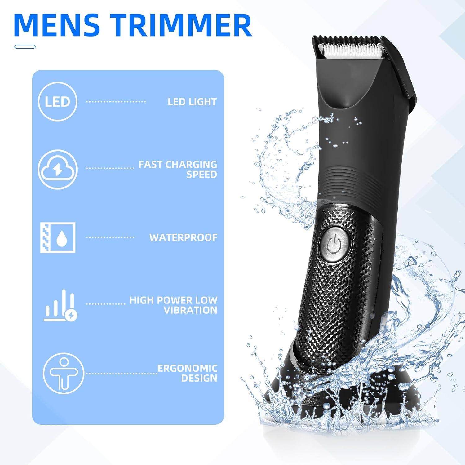Body Trimmer for Men Trimmer for Men Electric Groin Hair Trimmer Pubic Hair Trimmer for Men Trimmer for Men.Waterproof Wet and Dry Clippers Hygiene Razor with LED Display Black | Buy Now Body Trimmer for Men Trimmer for Men Electric Groin Hair Trimmer Pubic Hair Trimmer for Men Trimmer for Men.Waterproof Wet and Dry Clippers Hygiene Razor with LED Display Black | Buy Now