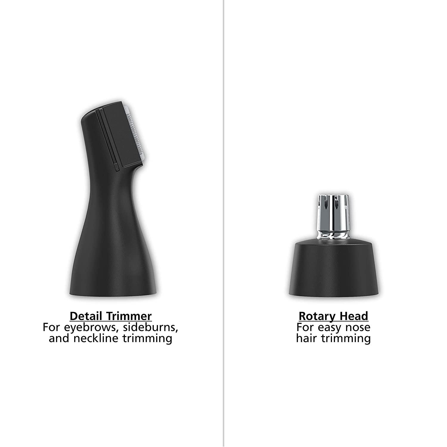 Wahl Groomsman Lithium Powered Ear Nose Brow Trimmer for Eyebrow Facial