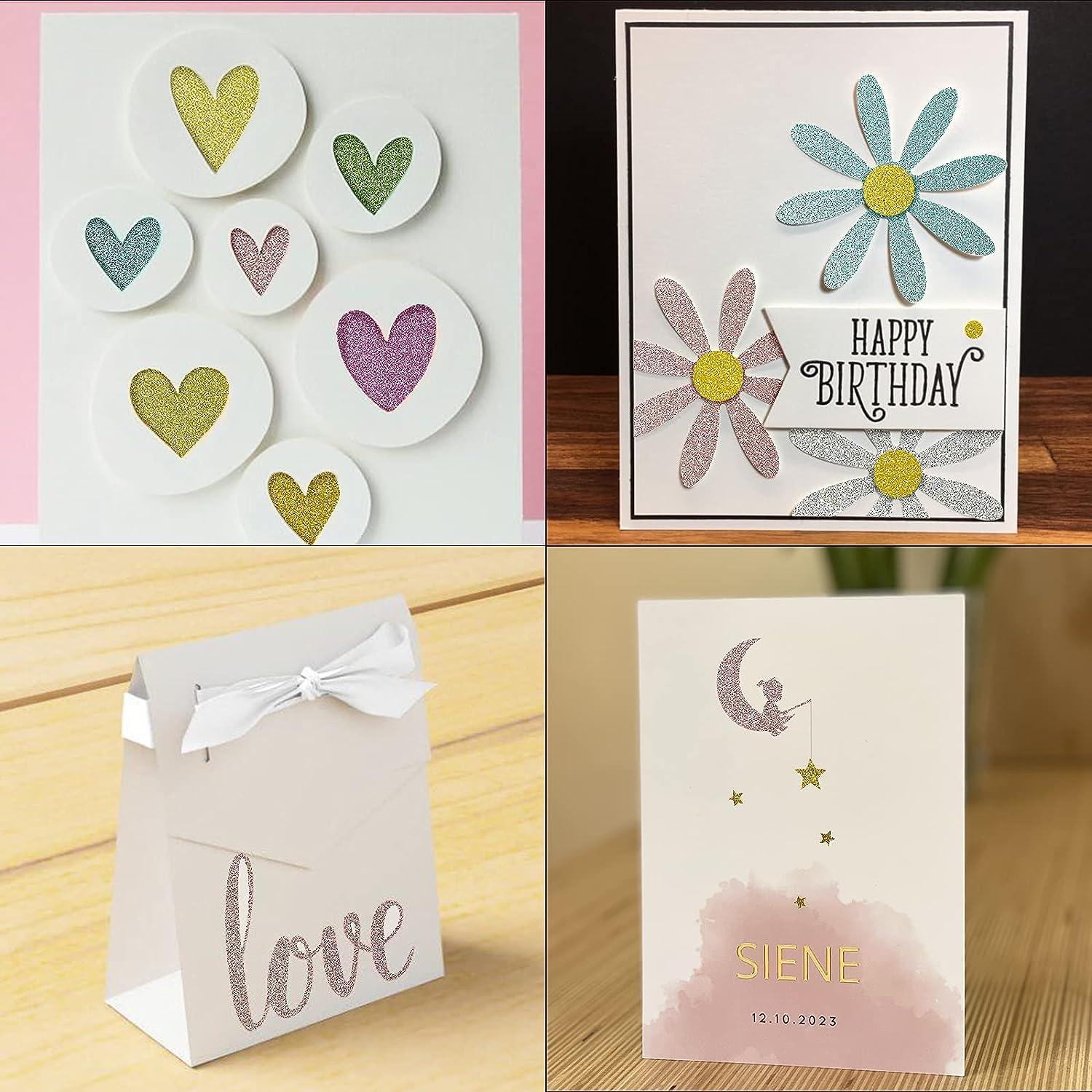 Sparkling Glitter Cardstock Paper - 10 Colors - 300 Sri Lanka | Ubuy