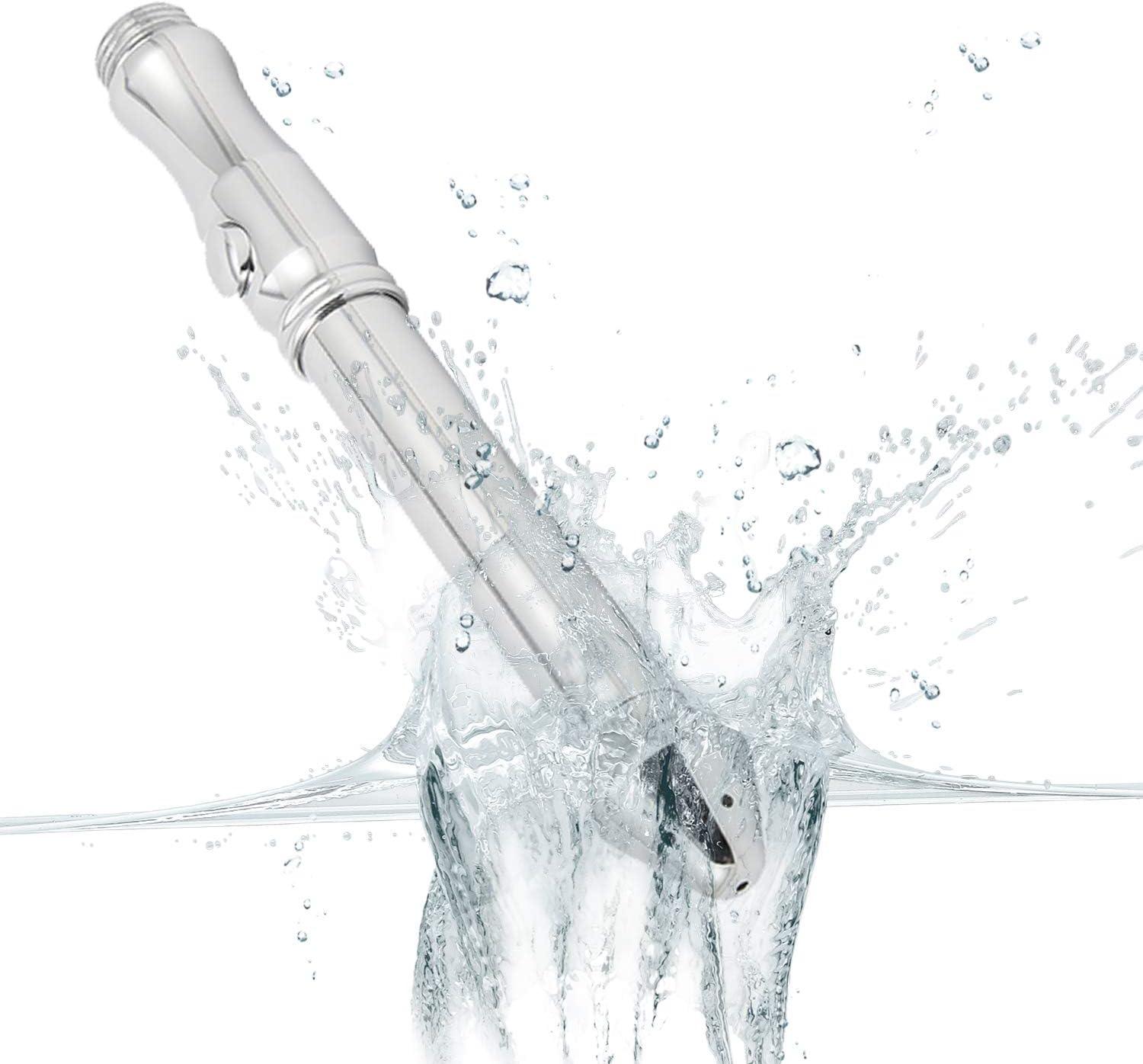 Kit Doccia Clistere In Alluminio - Sistema Pulizia Intima Con Ugello, Accessorio Bagno Per Uomo E Donna - 5