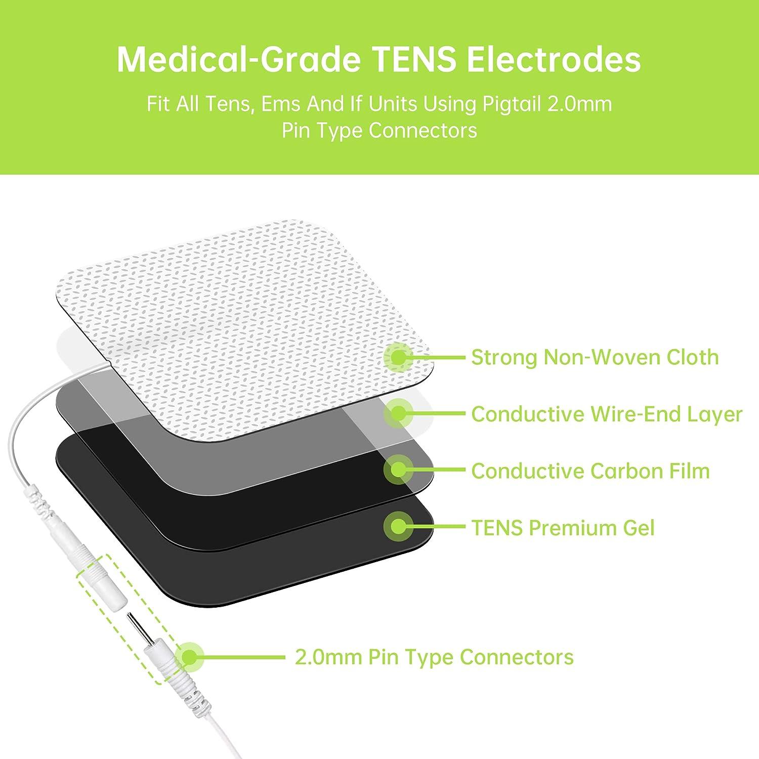 Large Tens Unit Patches Electrode Pads for TENS Unit EMS Machine