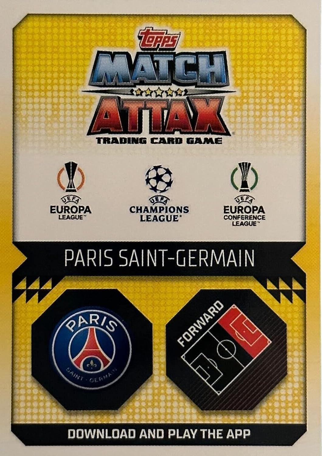 2022 2023 Topps UEFA Champions League Match Attax Soccer Trading Card