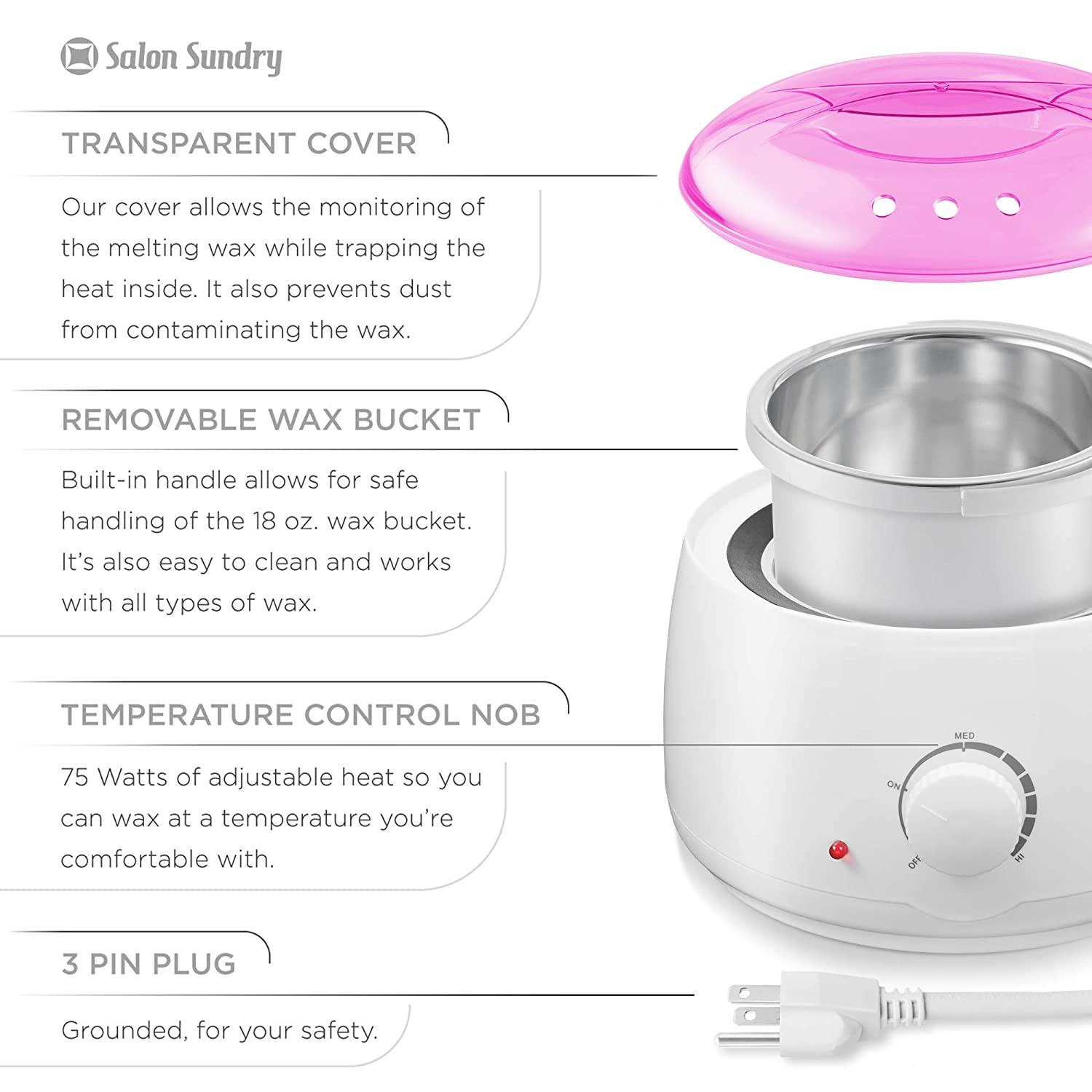 Professional Single Pot Electric Wax Warmer Machine for Hair Removal or  Paraffin - Salon Sundry
