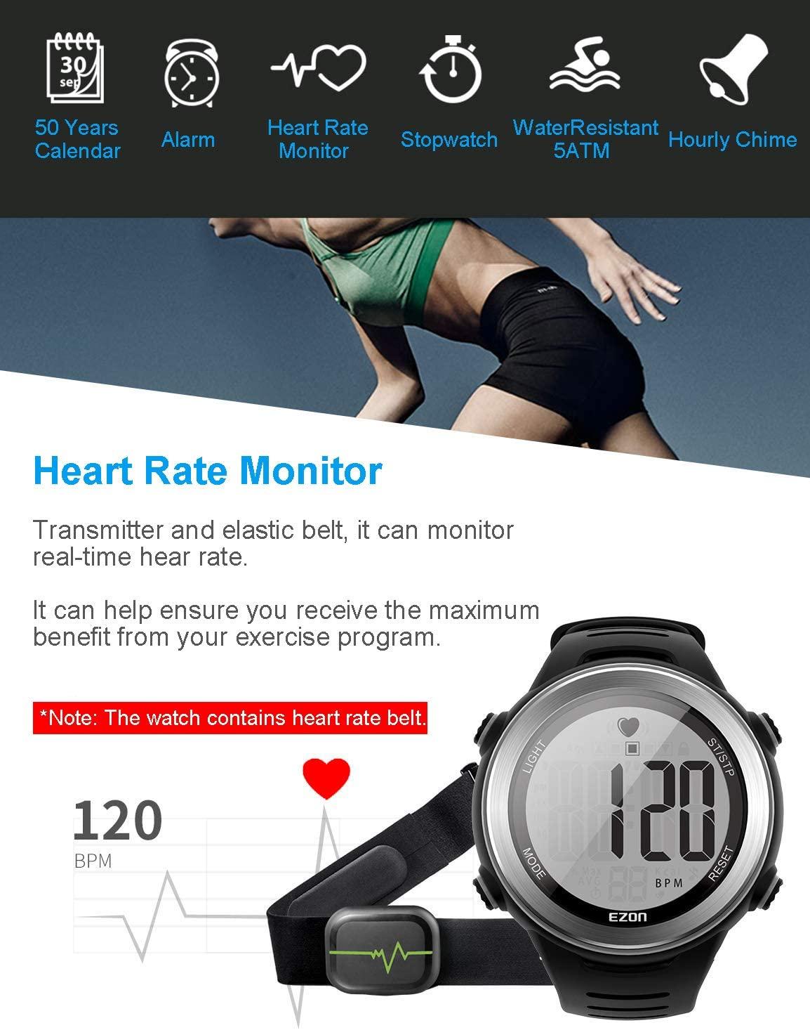 Heart rate sports watch