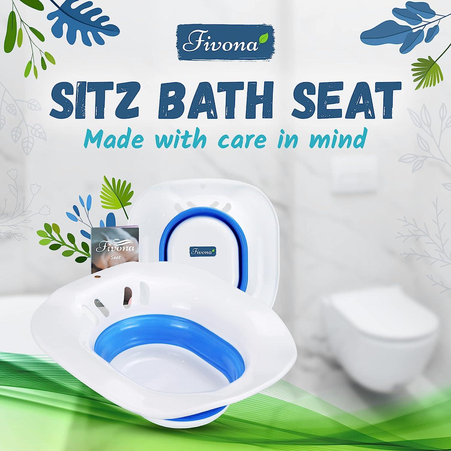 Fivona Unisex Sitz Bath Seat for Soak and V Steam Hemorrhoid, Fissure