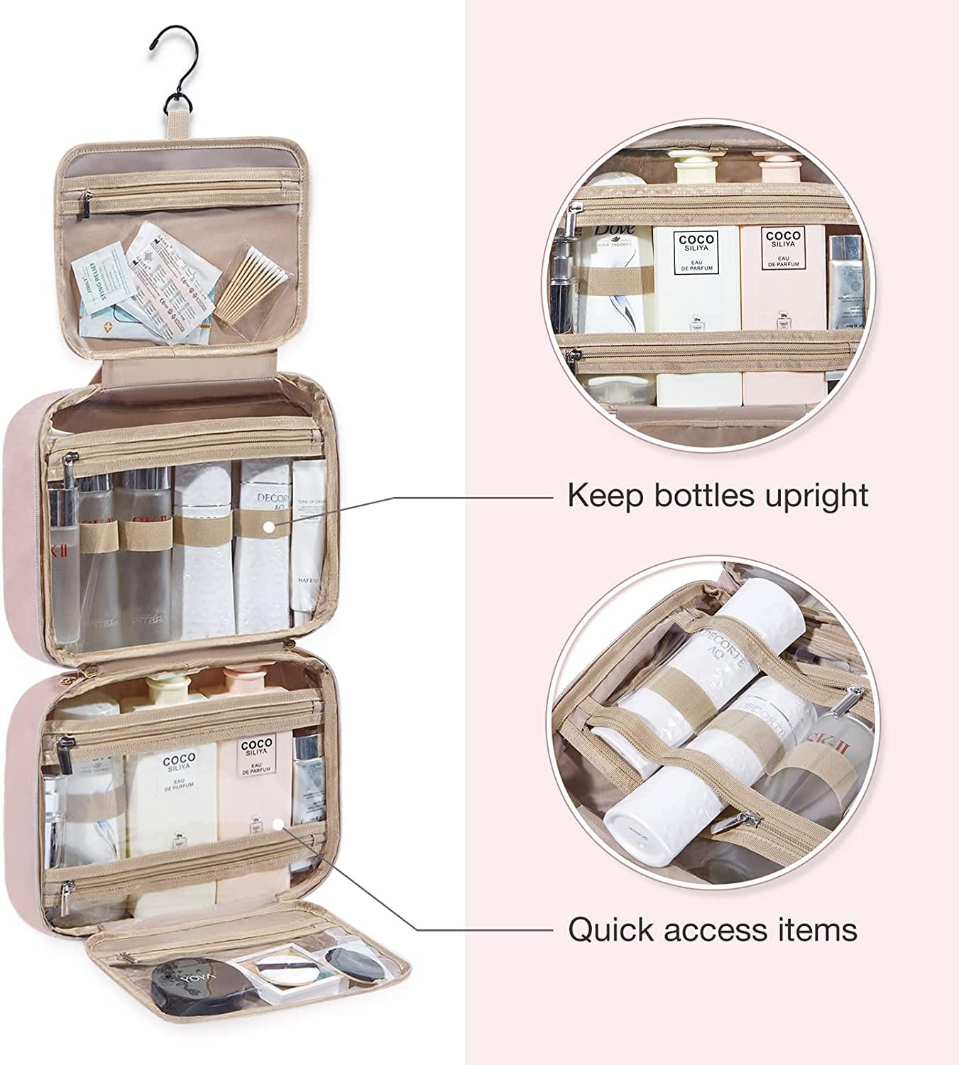Hanging Travel Toiletry Bag Cosmetic Make up Organizer for Women