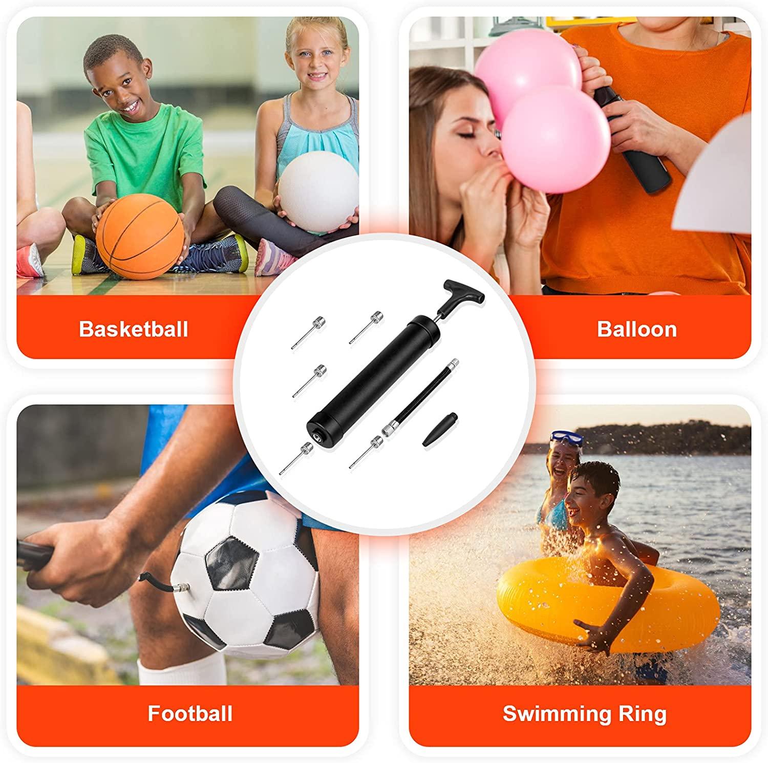 10 pièces-ensemble pompe à ballon en set pompe à bille de gonflage avec